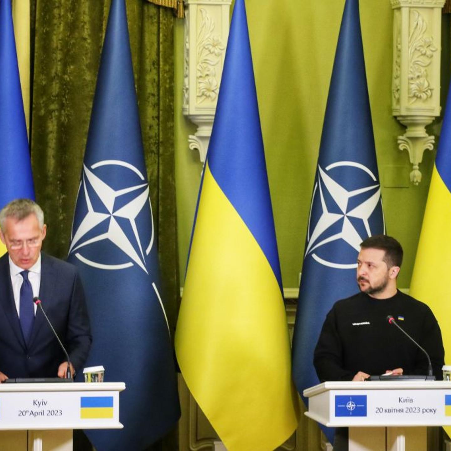 President Zelensky Met With The Secretary General of NATO Stoltenberg