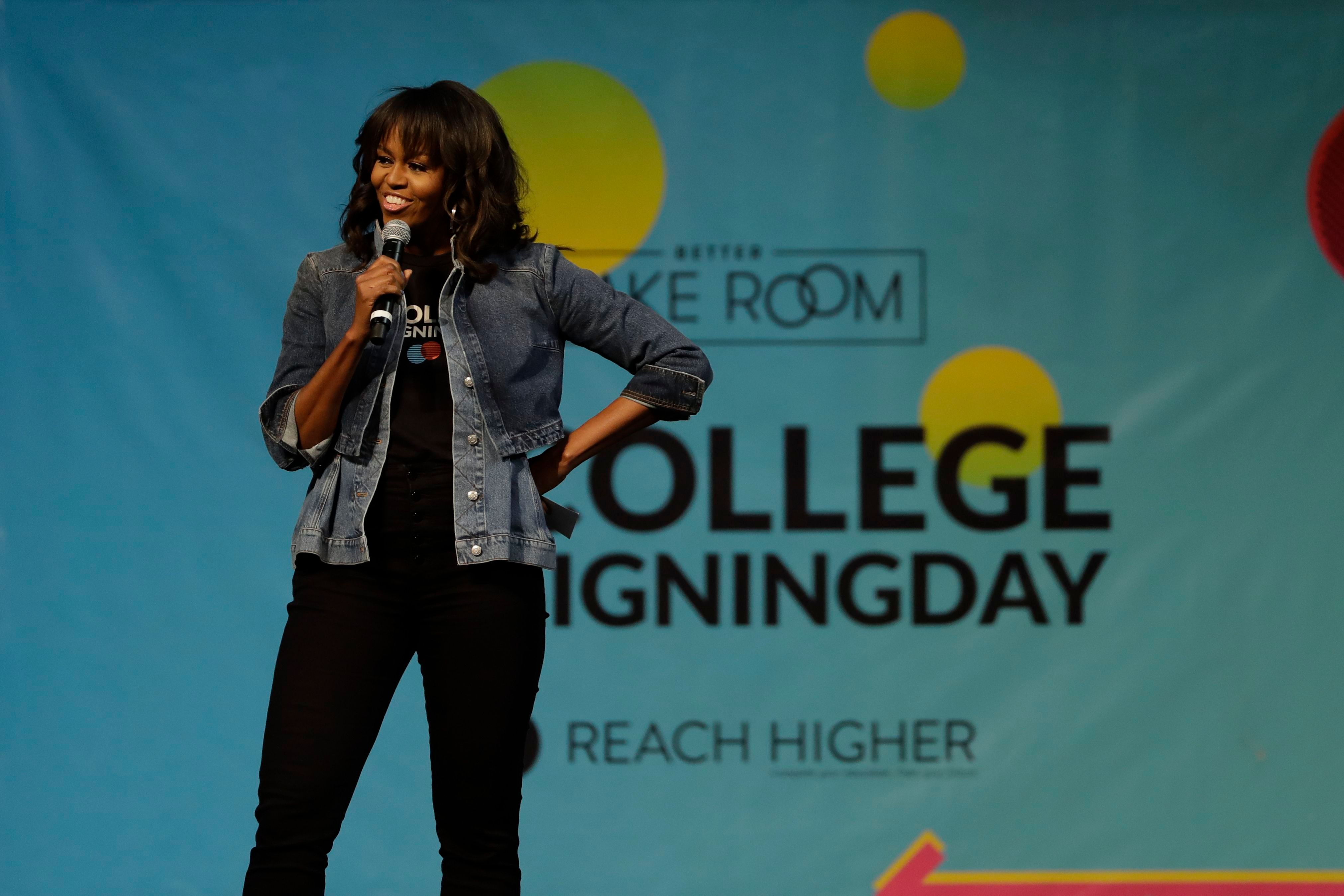 Michelle Obama College Signing Day