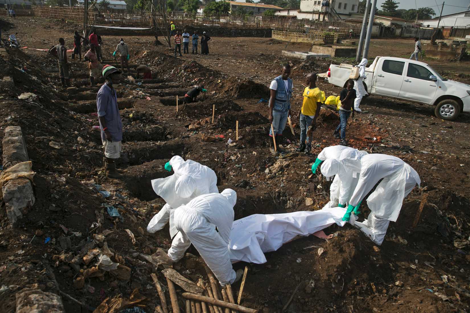 Professor Peter Piot still says he is encouraged by the progress made in Sierra Leone, where he believes the epidemic will soon peak