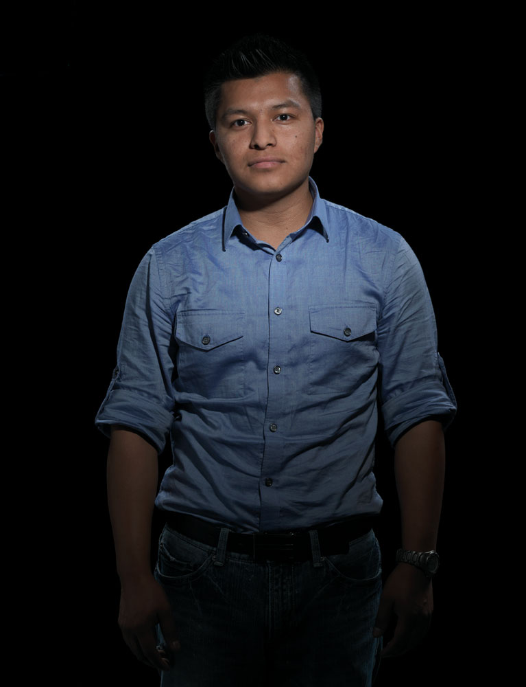 Luis M. Gomez, Guatemala. "I want to become an architect."