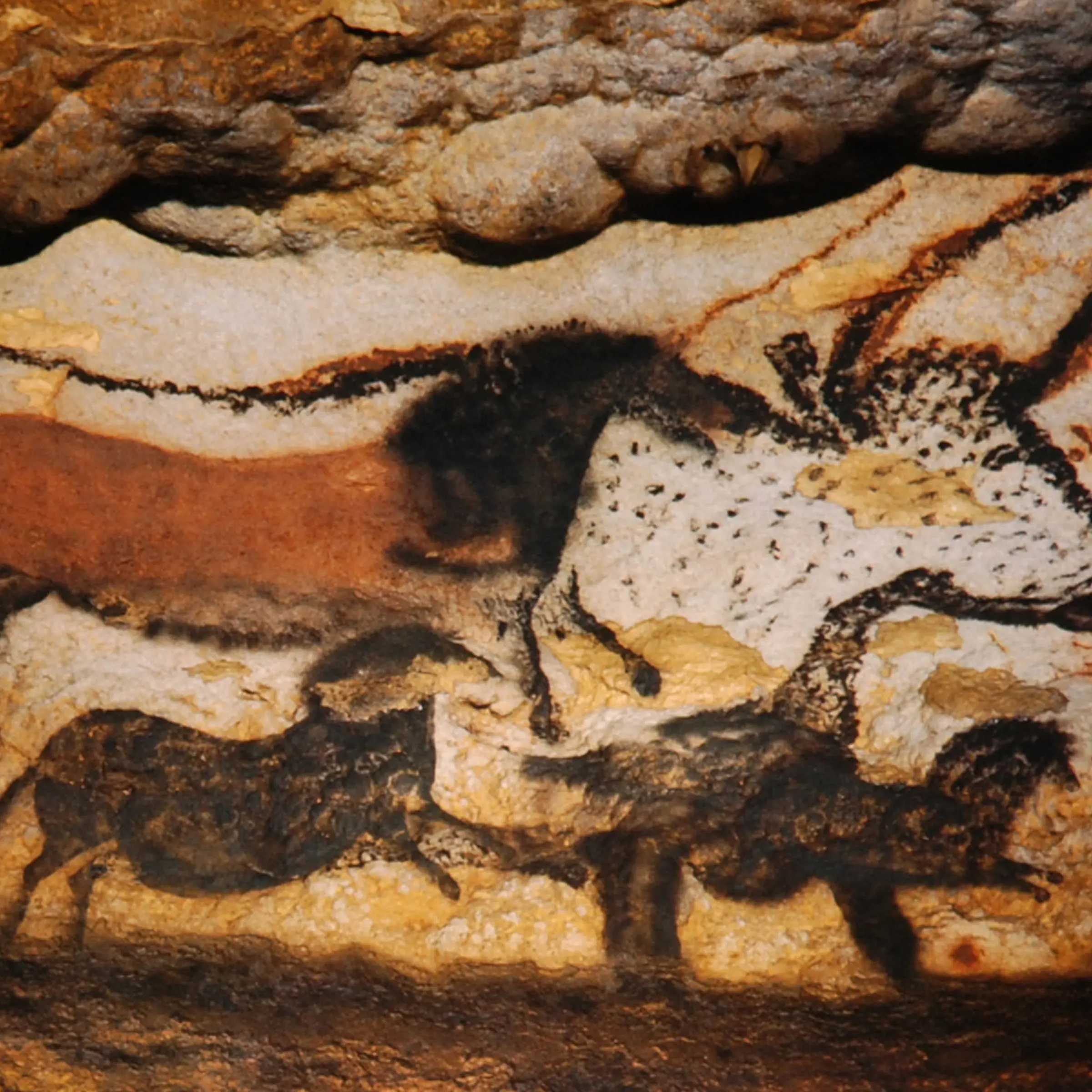 Inside Lascaux, 1947.