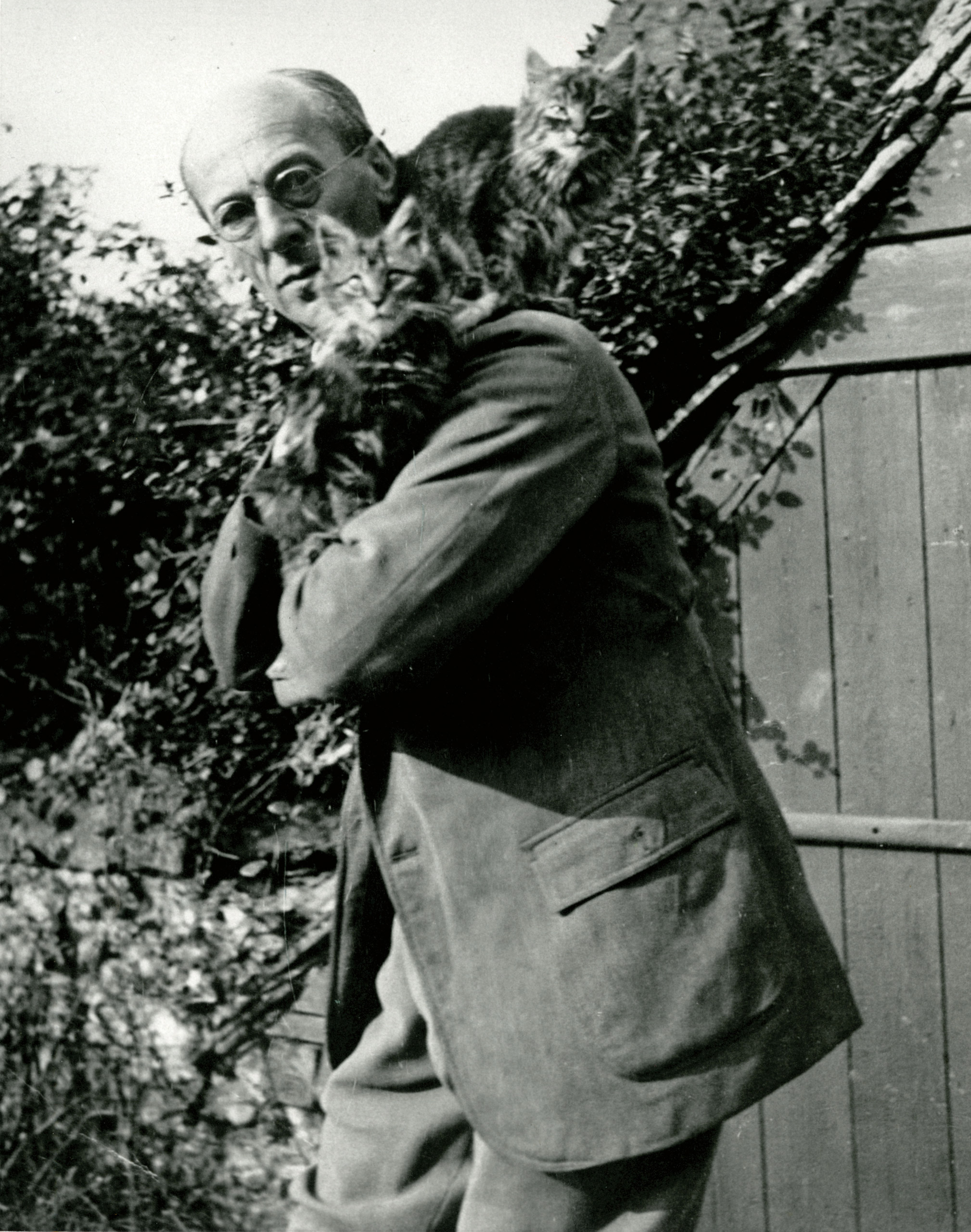 See 10 Photos of Famous Artists and Their Pet Cats