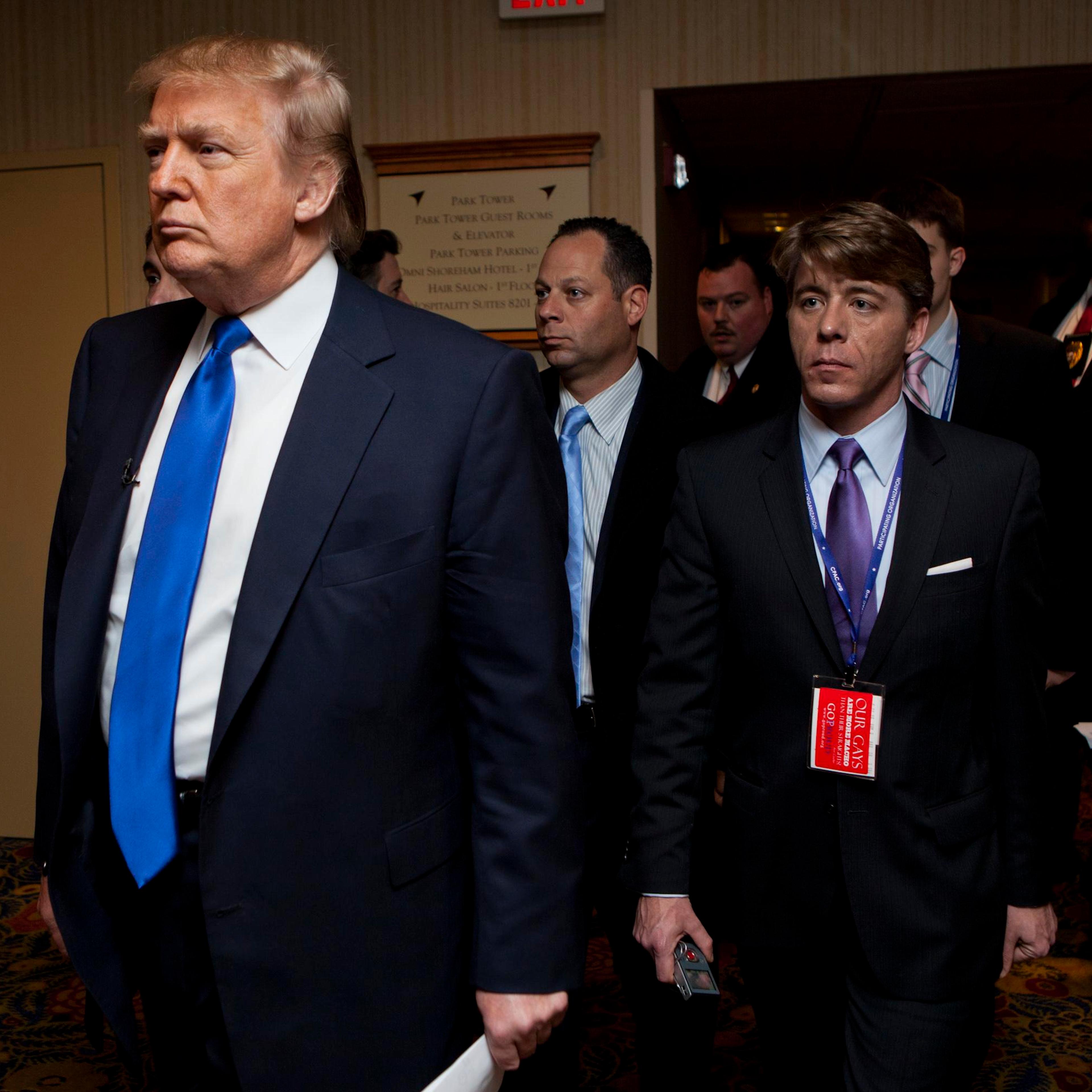 Donald Trump and Jimmy LaSalvia at the Conservative Political Action Conference in Washington, DC, on Feb. 10, 2011.