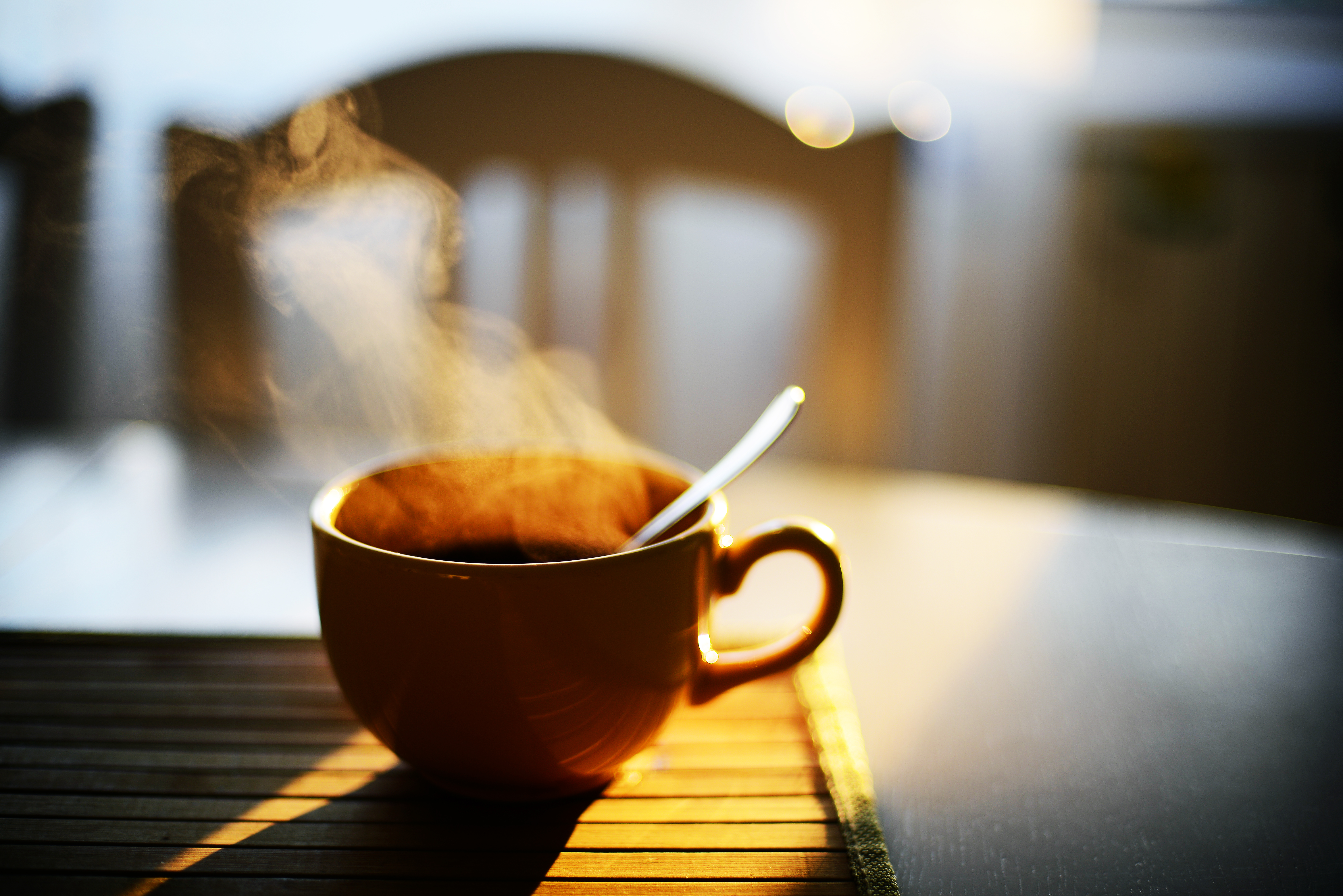 Cup with coffee