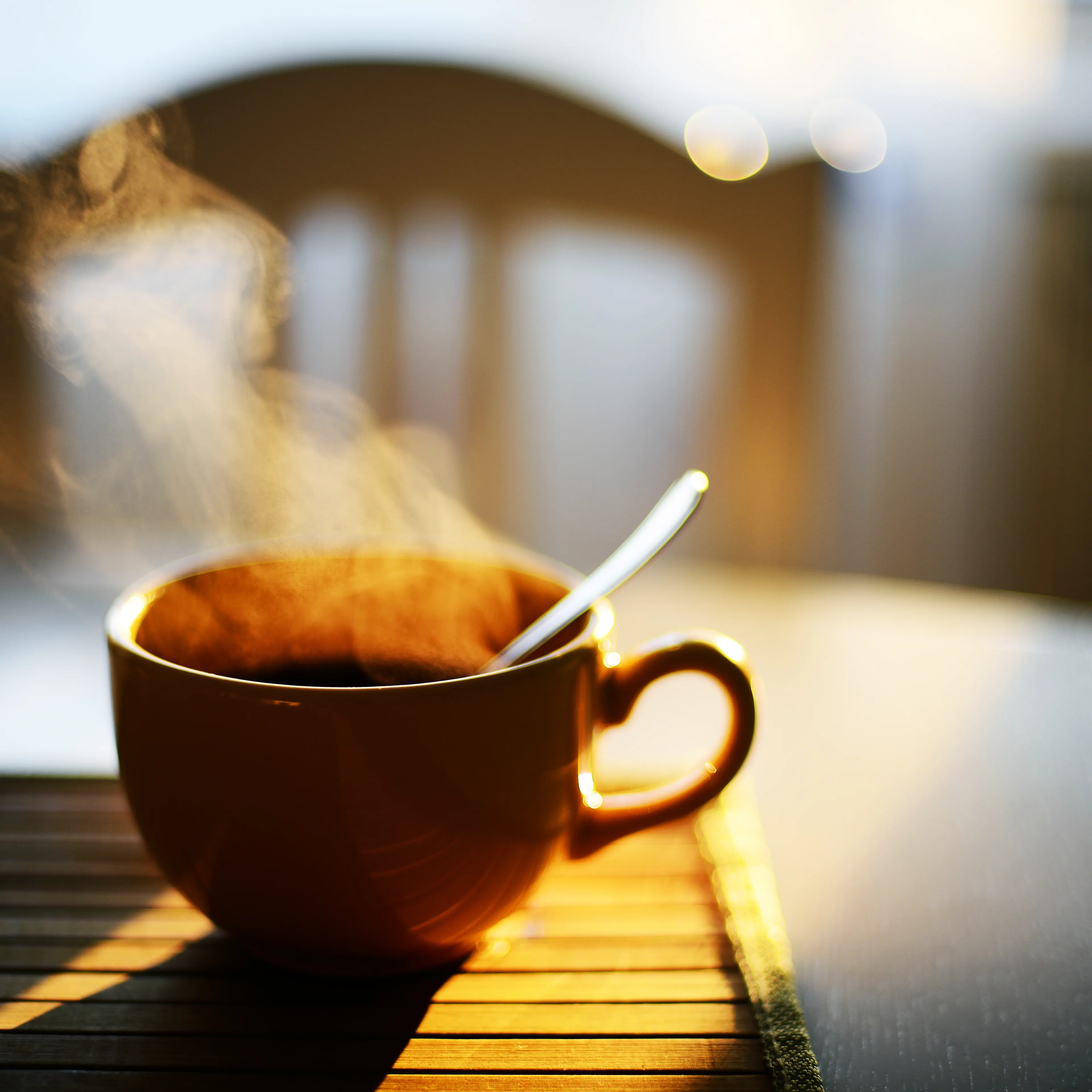 Cup with coffee