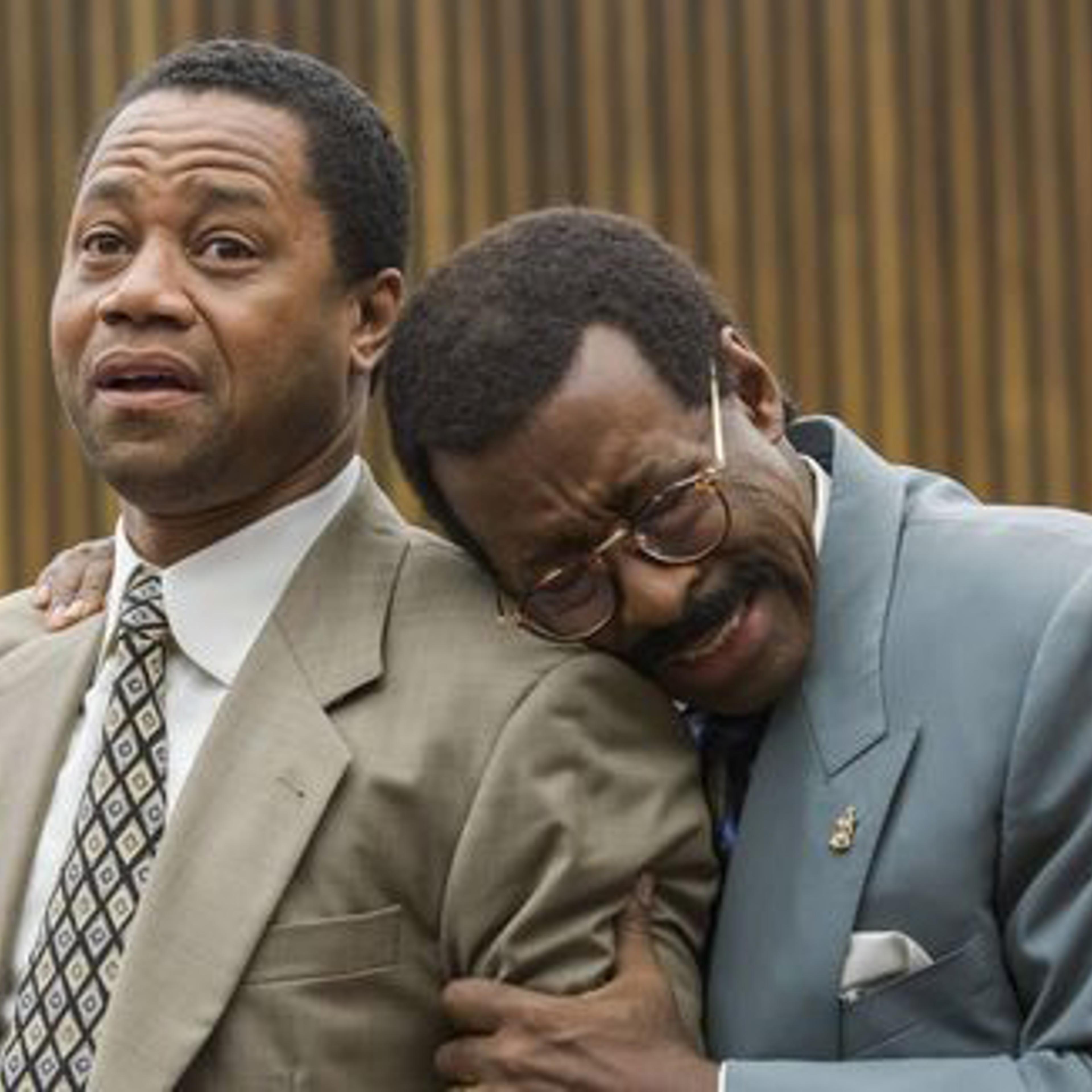 Cuba Gooding Jr. and Courtney B. Vance in “The People v. O.J. Simpson.”