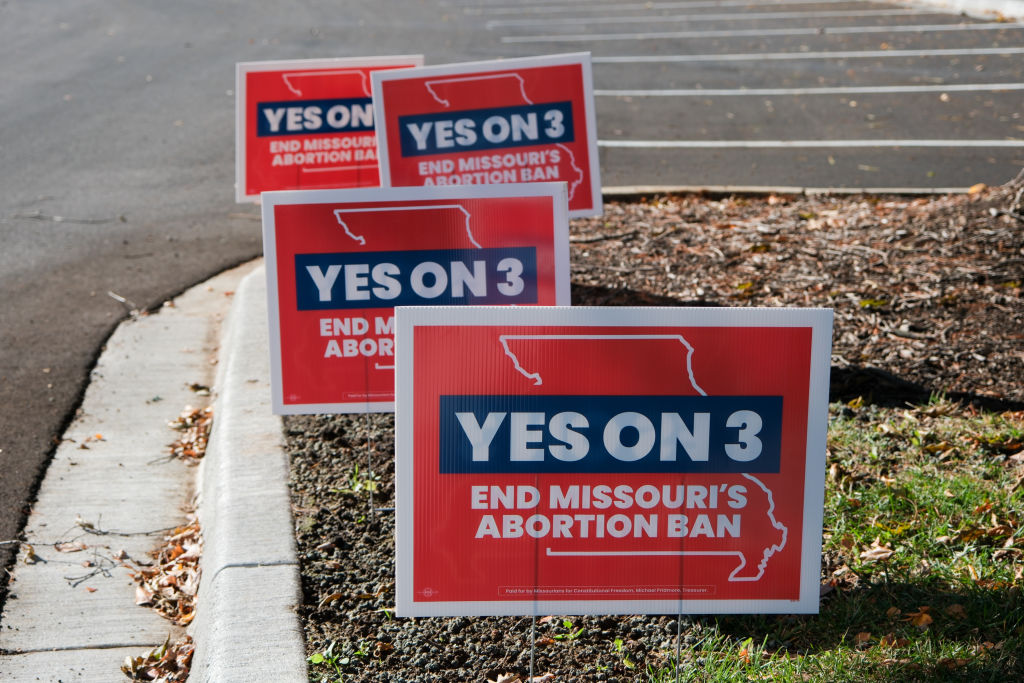 Doctors from Planned Parenthood and The Committee To Protect Healthcare and volunteers canvass in support of the state's proposed ballot measure to legalize abortion.