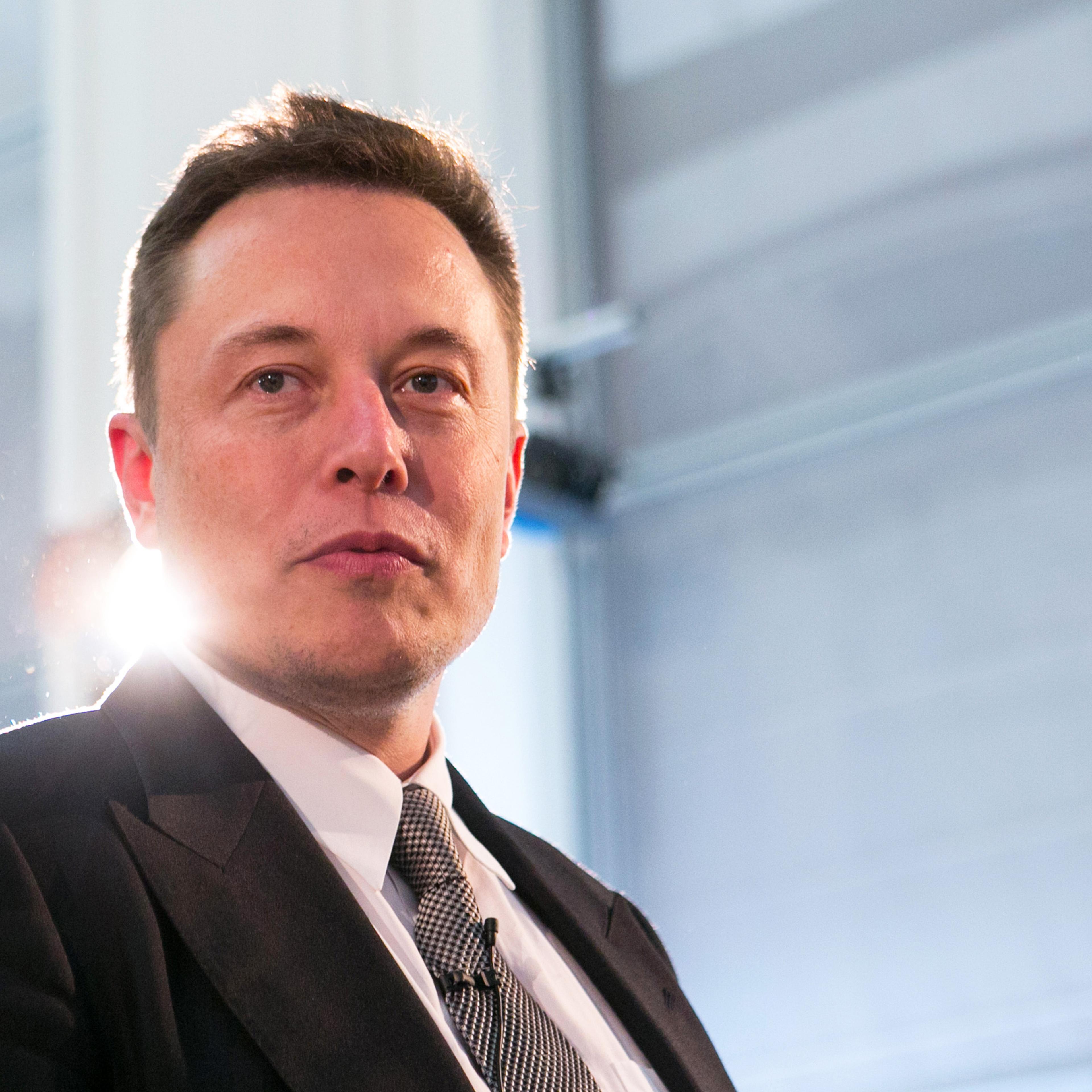 Germany's Economy And Energy Minister Sigmar Gabriel Meets Tesla Motors Inc. Chief Executive Officer Elon Musk