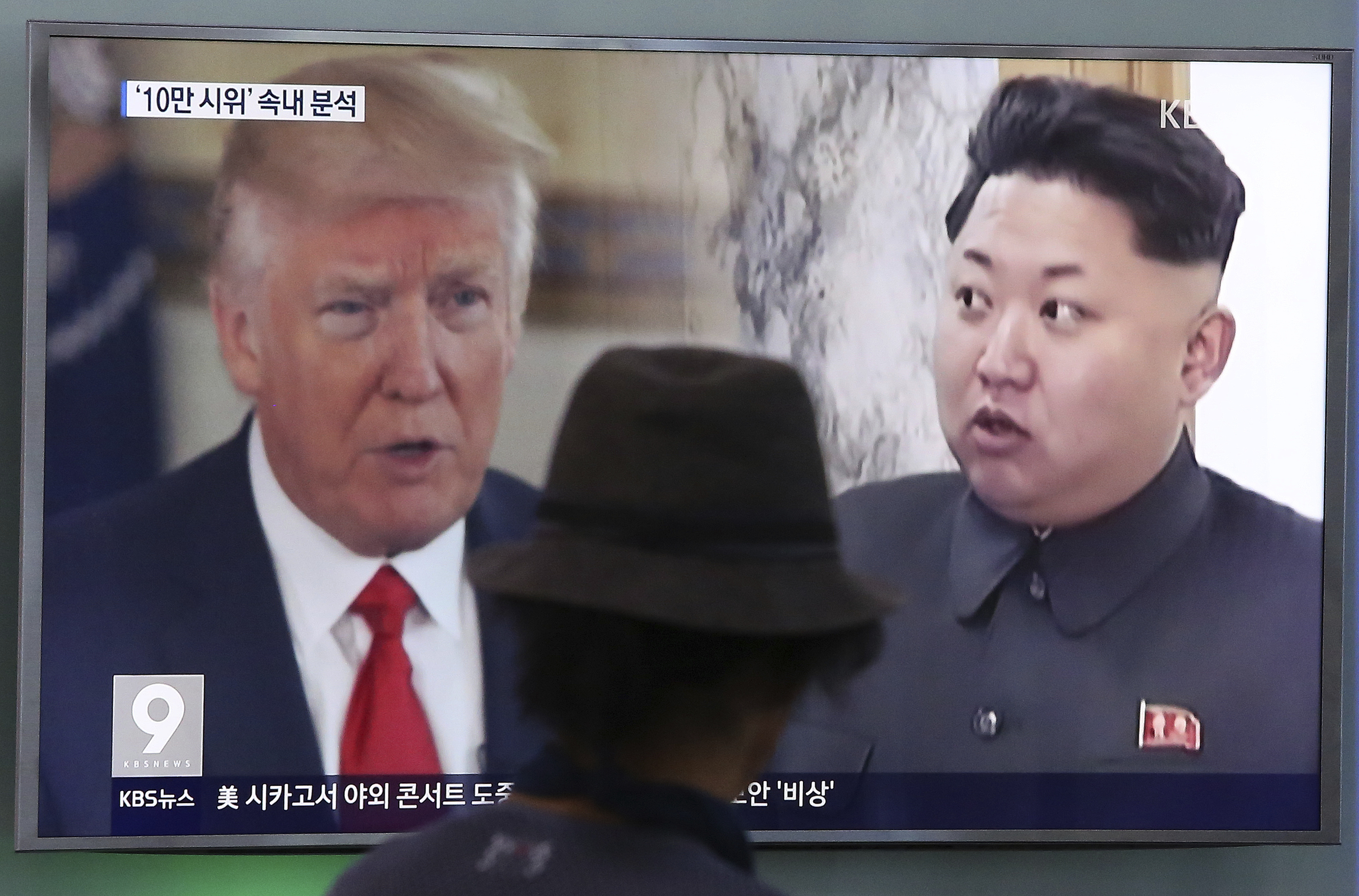 Donald Trump. Kim Jong Un