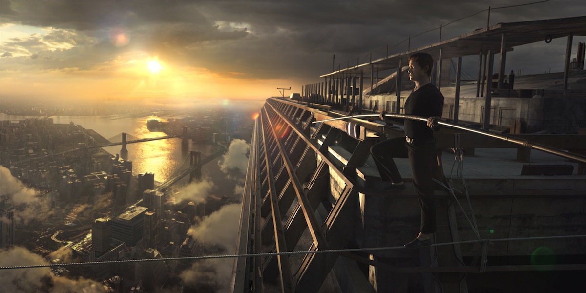 Philippe Petit (Joseph Gordon-Levitt) in TriStar Pictures' THE WALK.