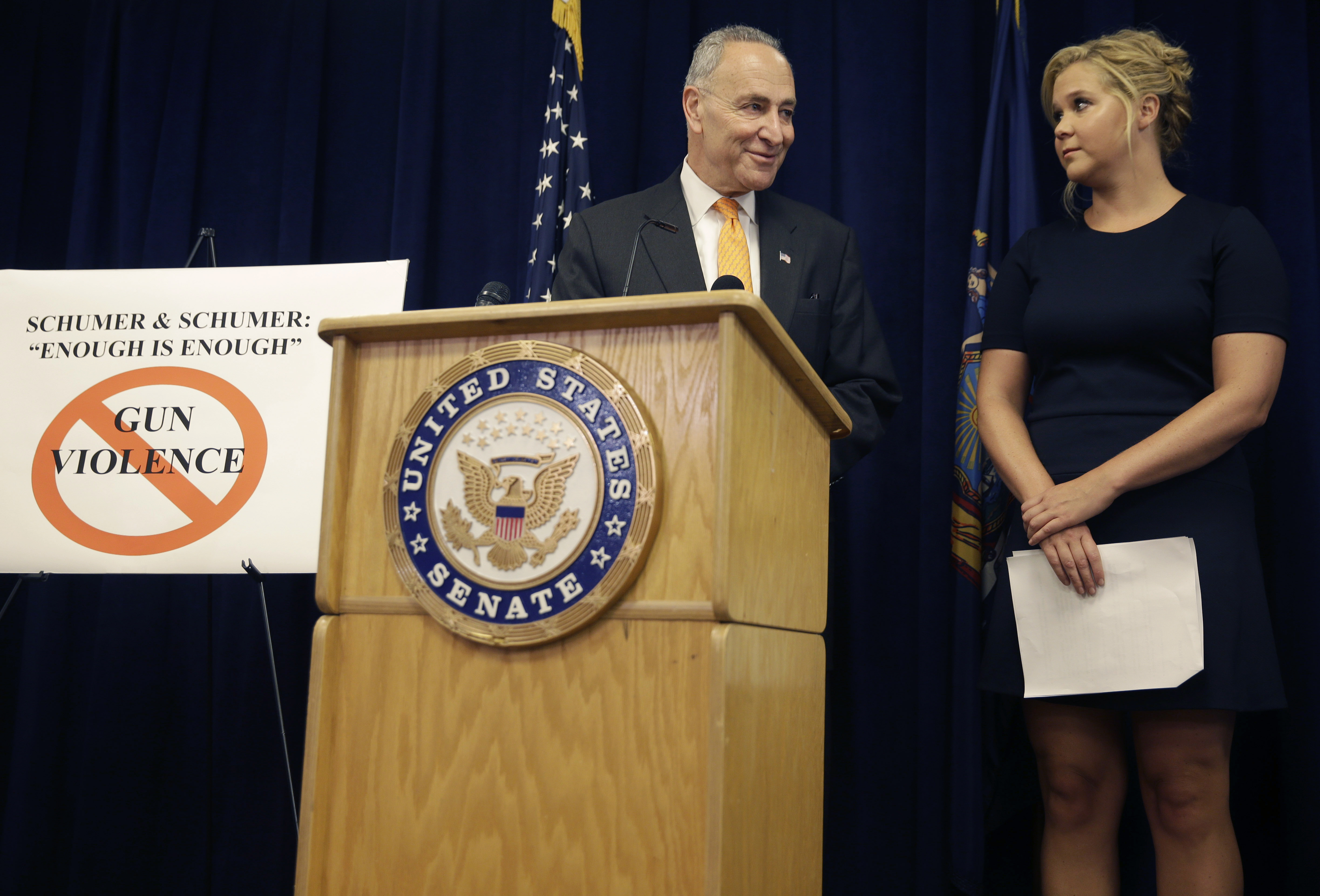 Amy-Schumer-Chuck-Schumer-Gun-Violence