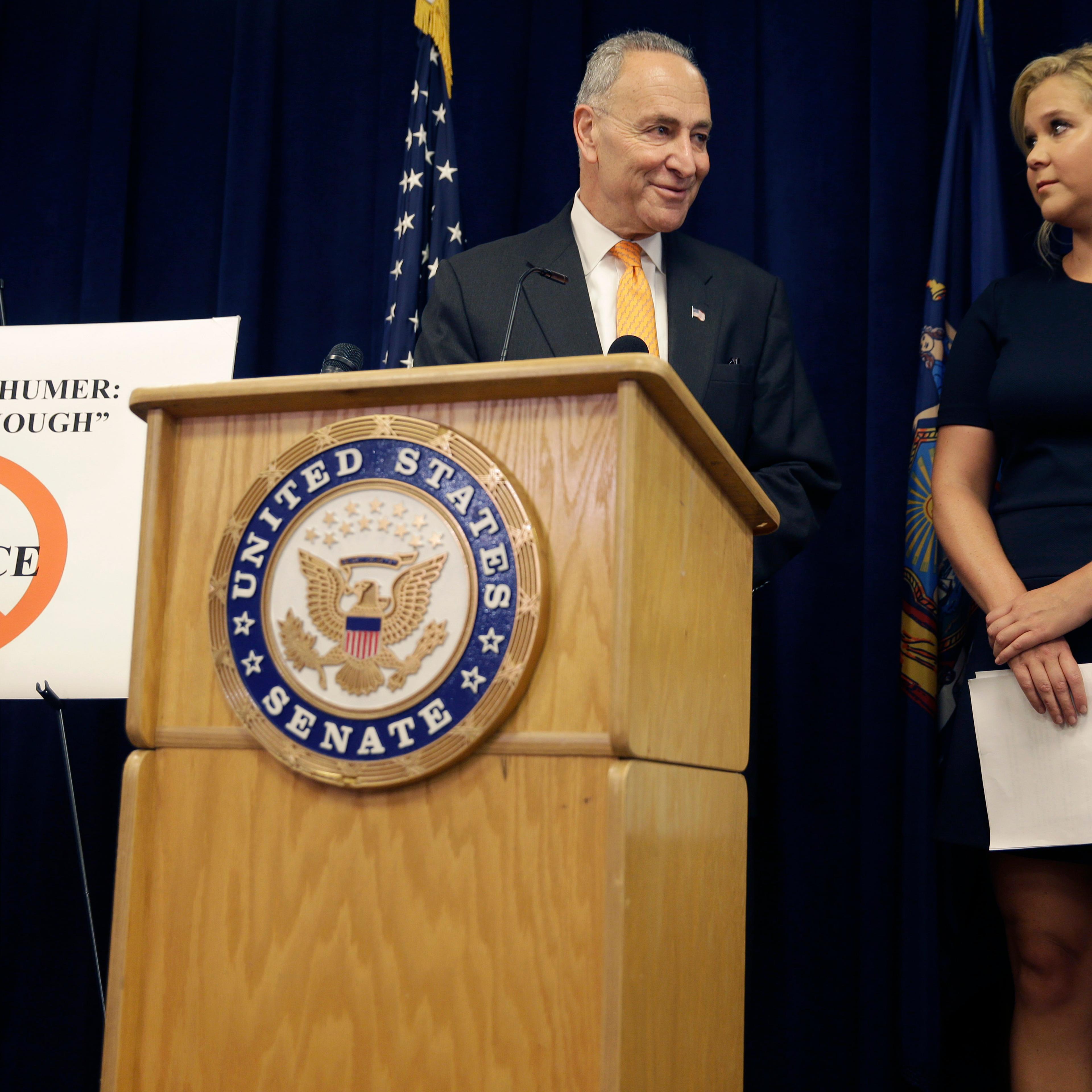 Amy-Schumer-Chuck-Schumer-Gun-Violence