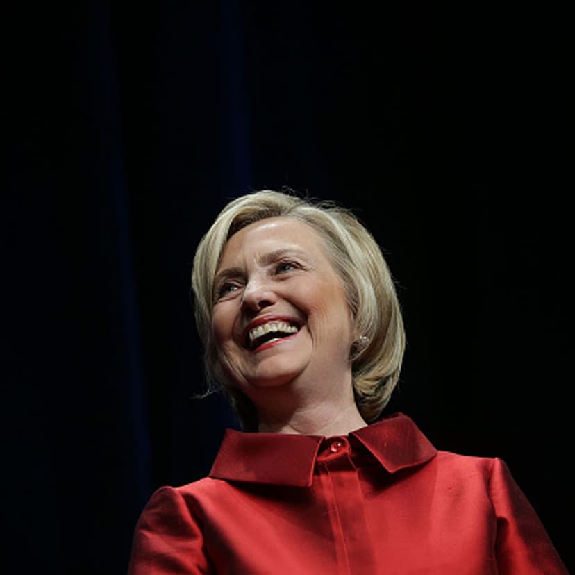 Democratic U.S. presidential hopeful and former U.S. Secretary of the State Hillary Clinton speaks during the Democratic Party of Virginia Jefferson-Jackson dinner June 26, 2015 at George Mason University's Patriot Center in Fairfax, Virginia.