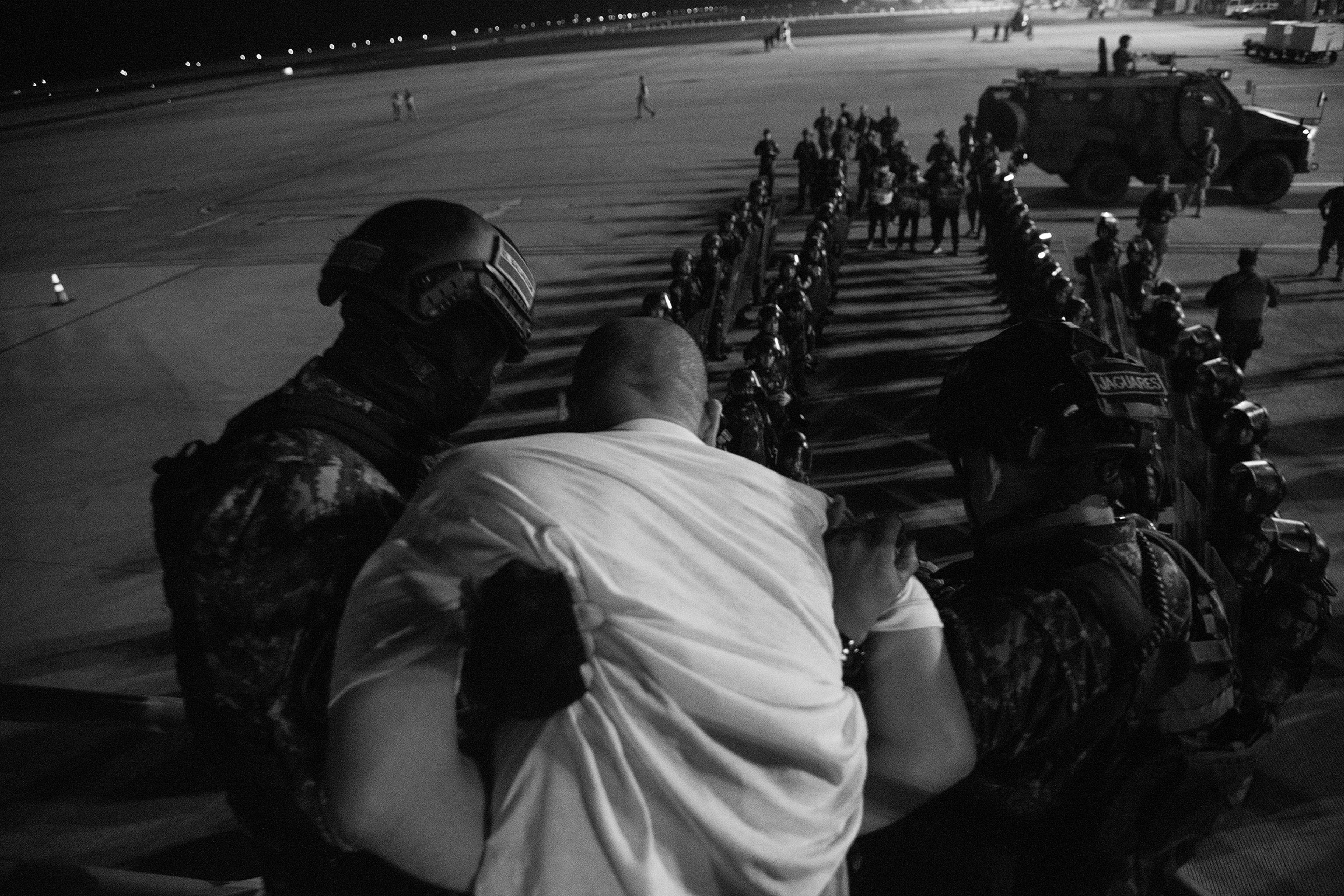 On the night of Saturday, March 15, three planes touched down in El Salvador, carrying 261 men deported from the United States. A few dozen were Salvadoran, but most of the men were Venezuelans the Trump Administration had designated as gang members and