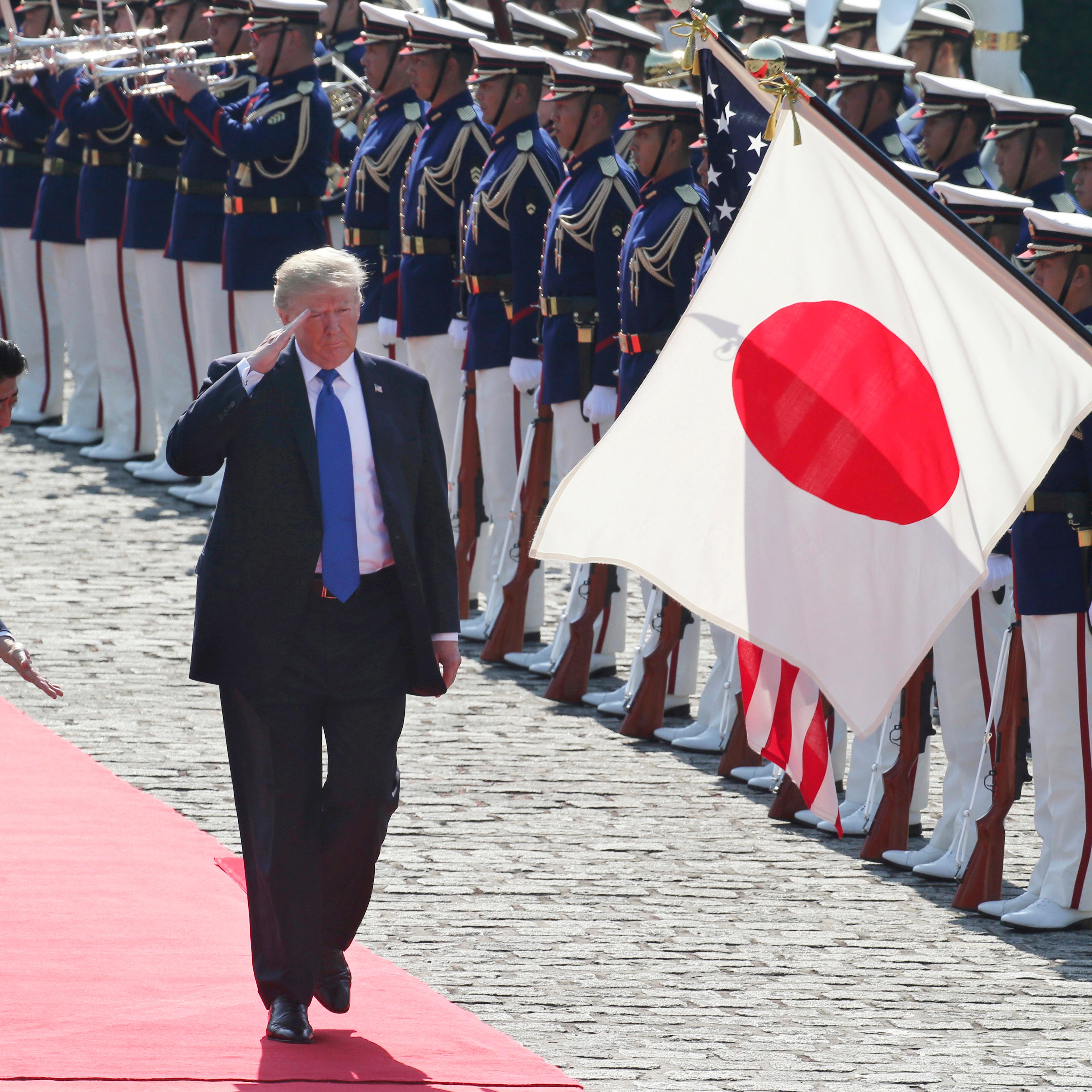 Donald Trump, Shinzo Abe