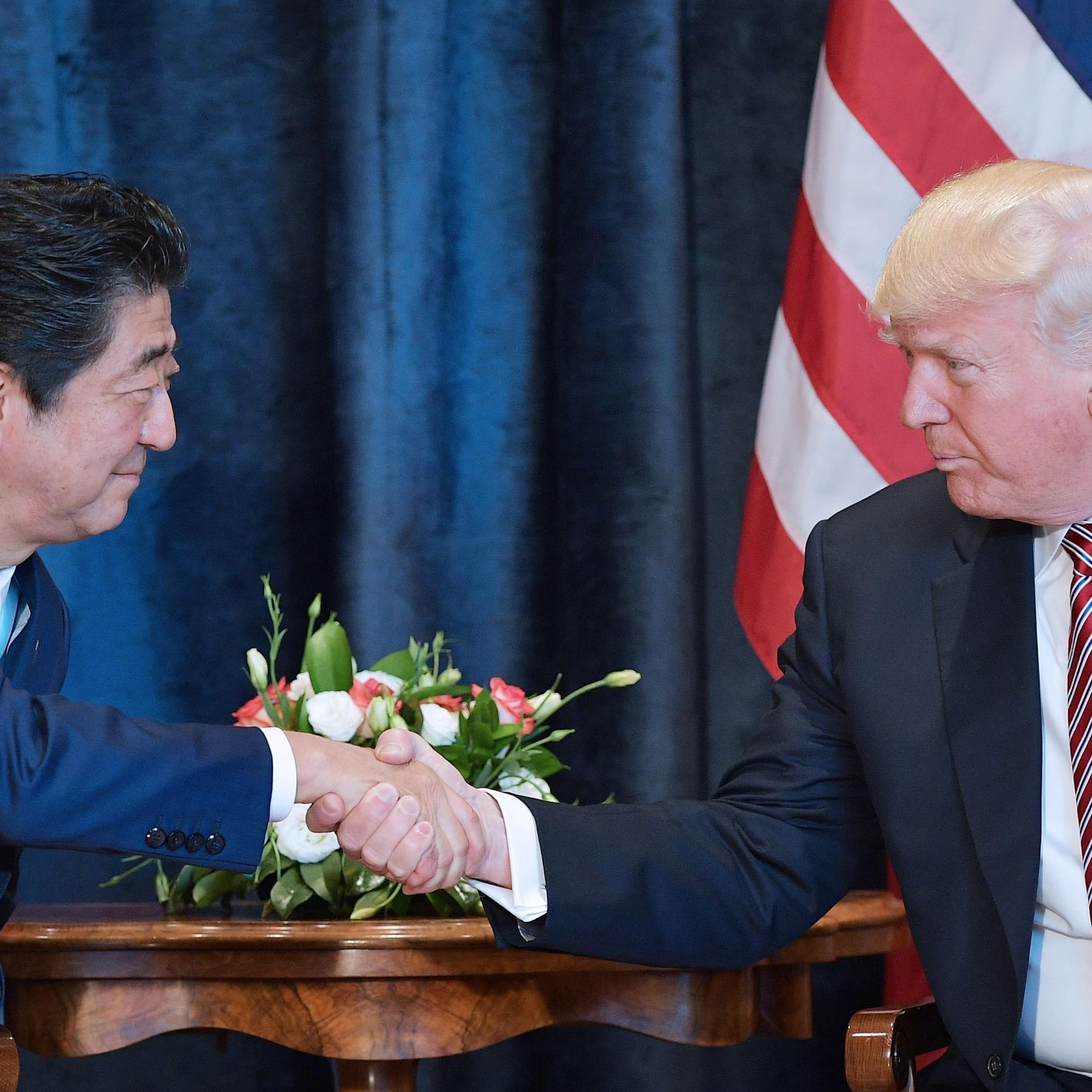 trump-calls-north-korea-big-problem-issue-resolve-japan-prime-minister