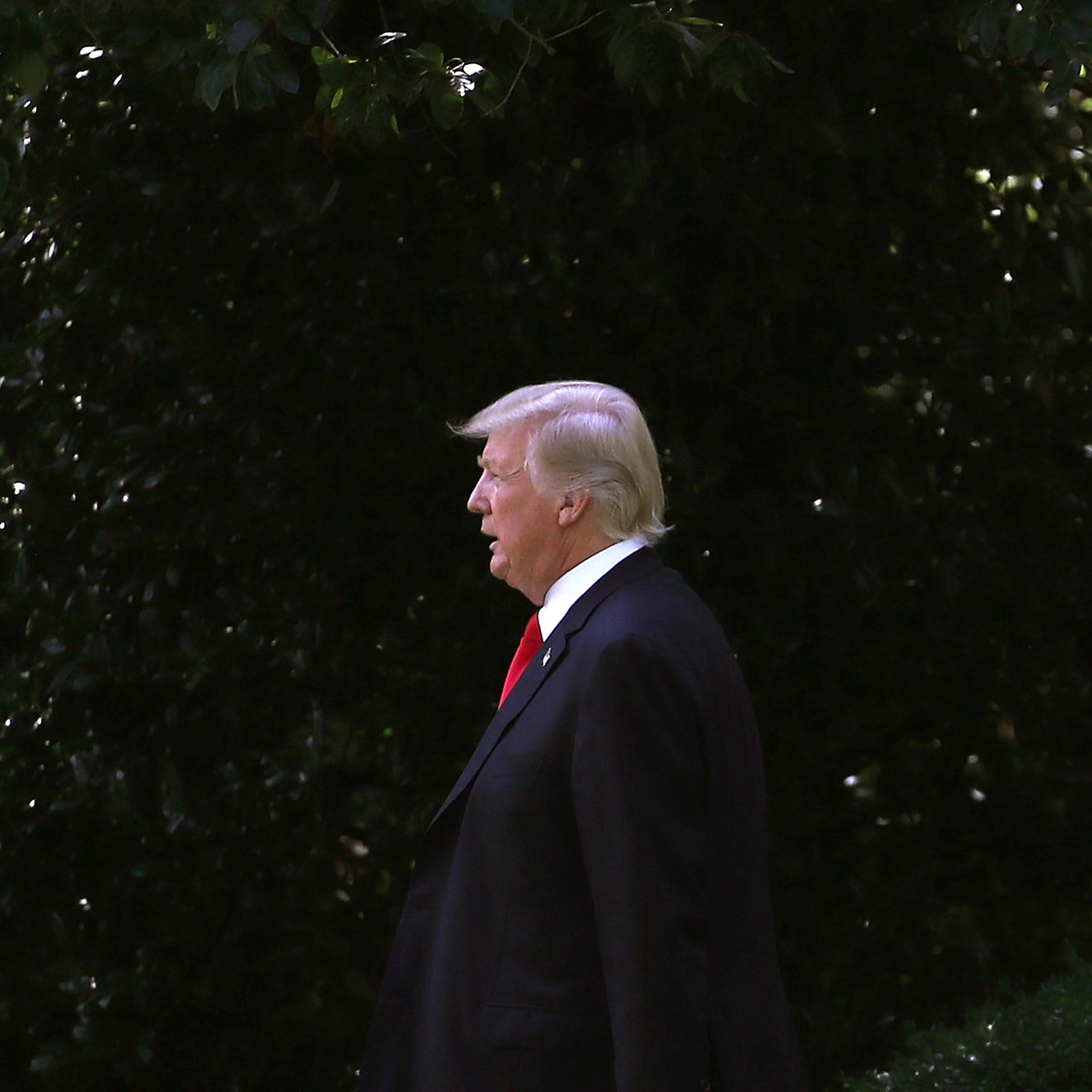 President Trump Departs White House For West Virginia