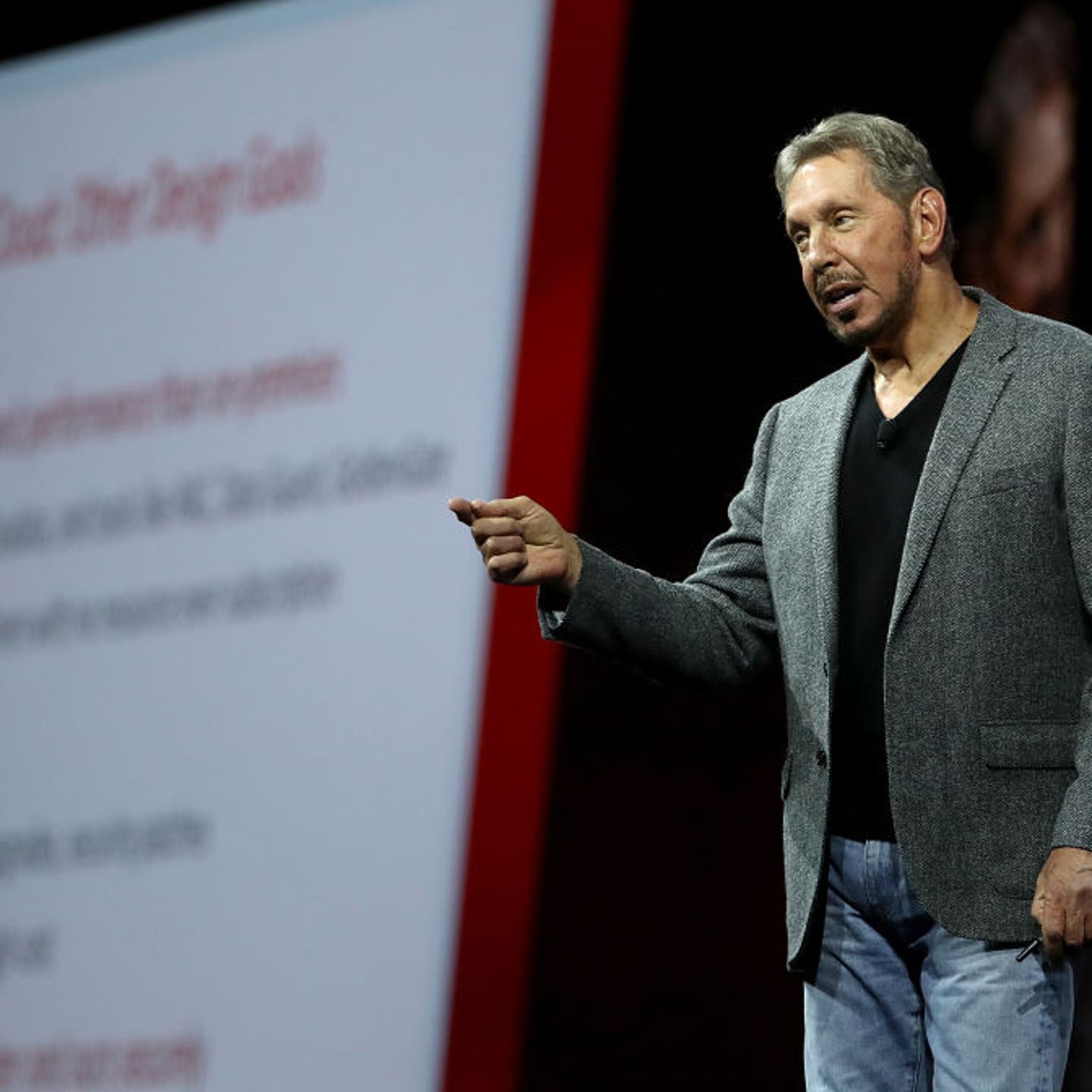 Larry Ellison Delivers Keynote At Annual Oracle OpenWorld Conference