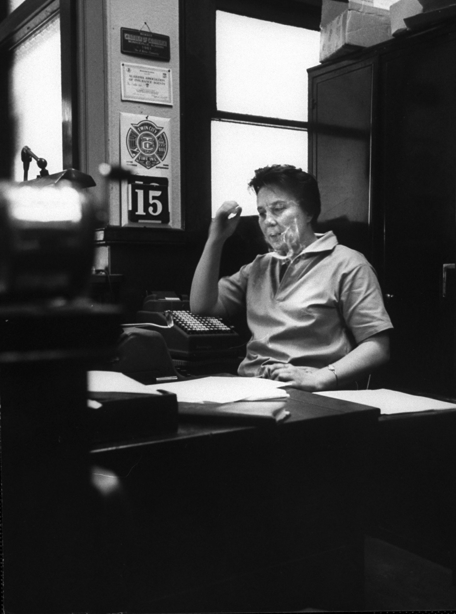 Harper Lee visiting her hometown, Monroeville, Alabama, in 1961.