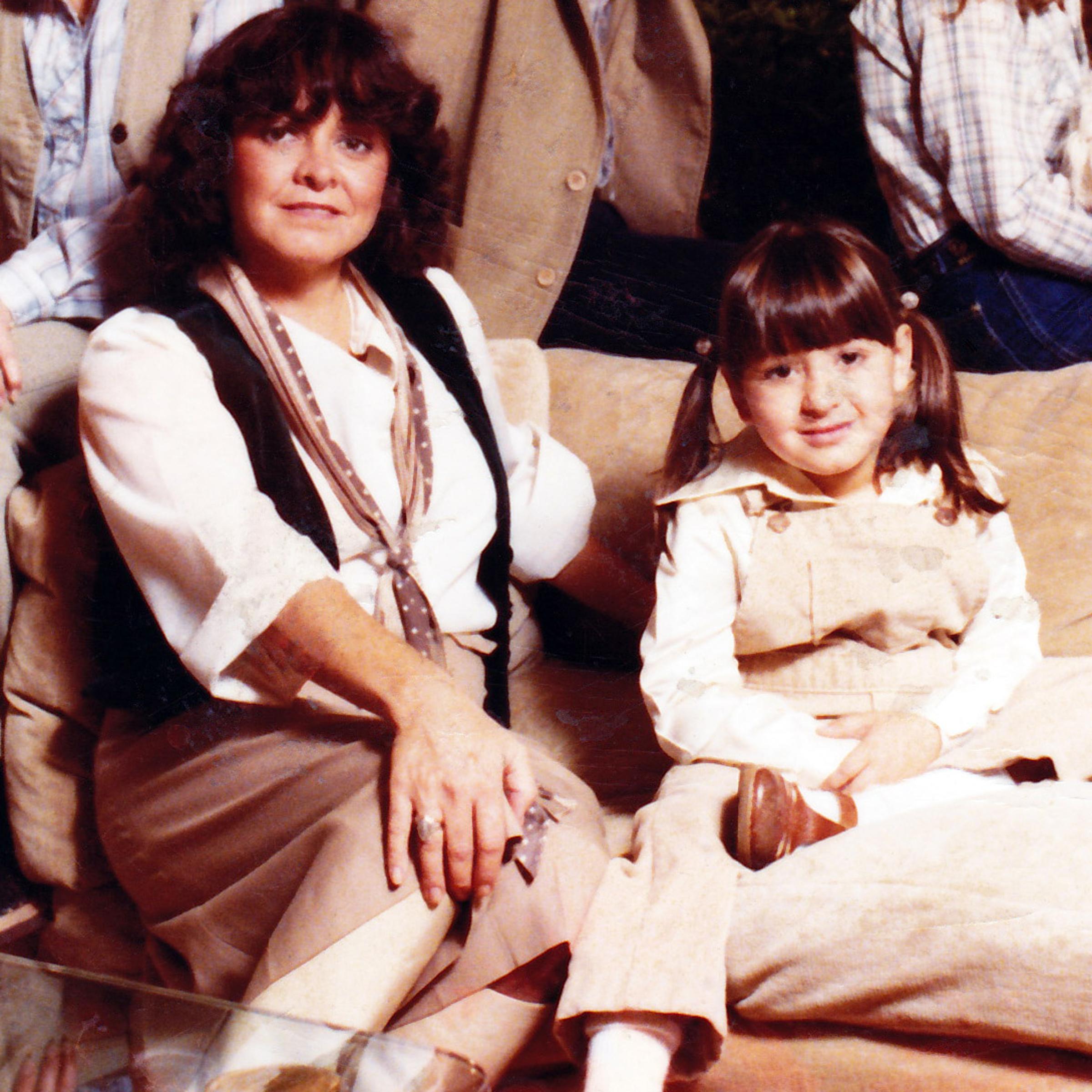 Camille and Lynsey Addario circa 1976