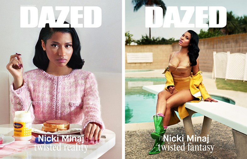 Nicki Minaj on the Fall/Winter 2014 cover of Dazed