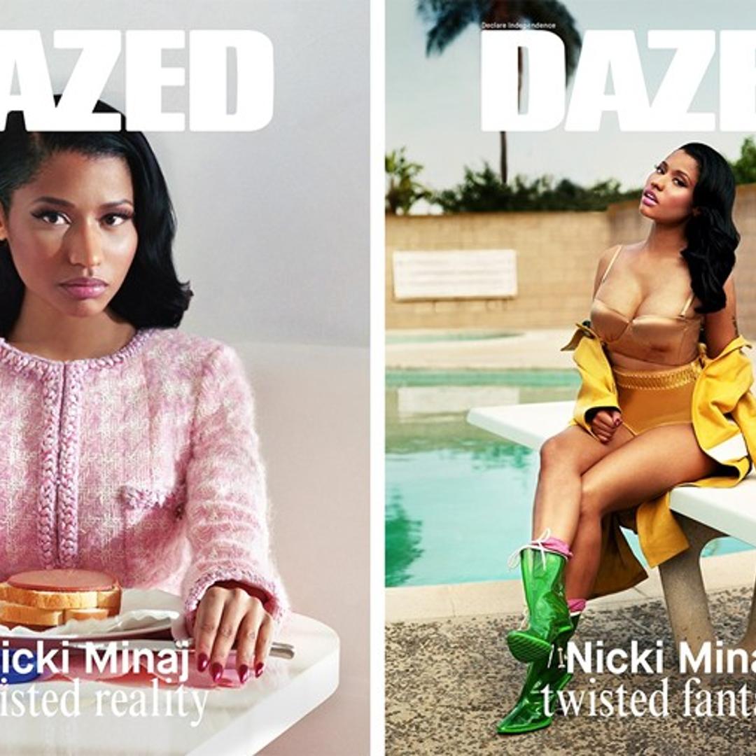 Nicki Minaj on the Fall/Winter 2014 cover of Dazed