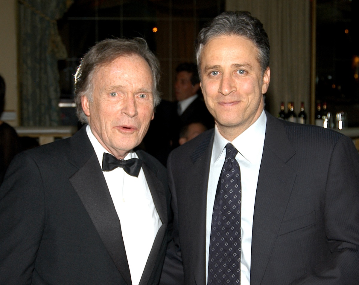 Dick Cavett and Jon Stewart