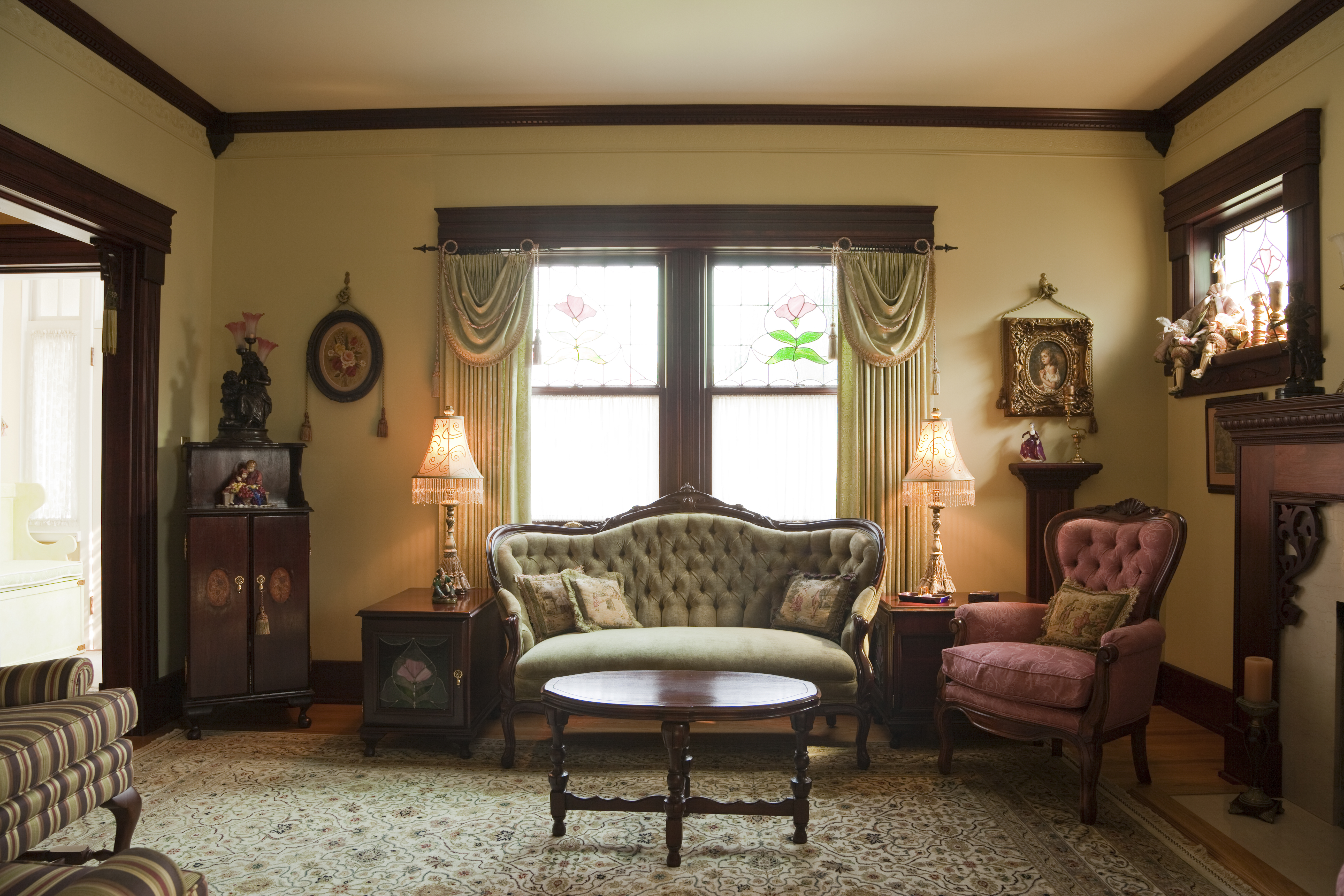 House interior Victorian style living room