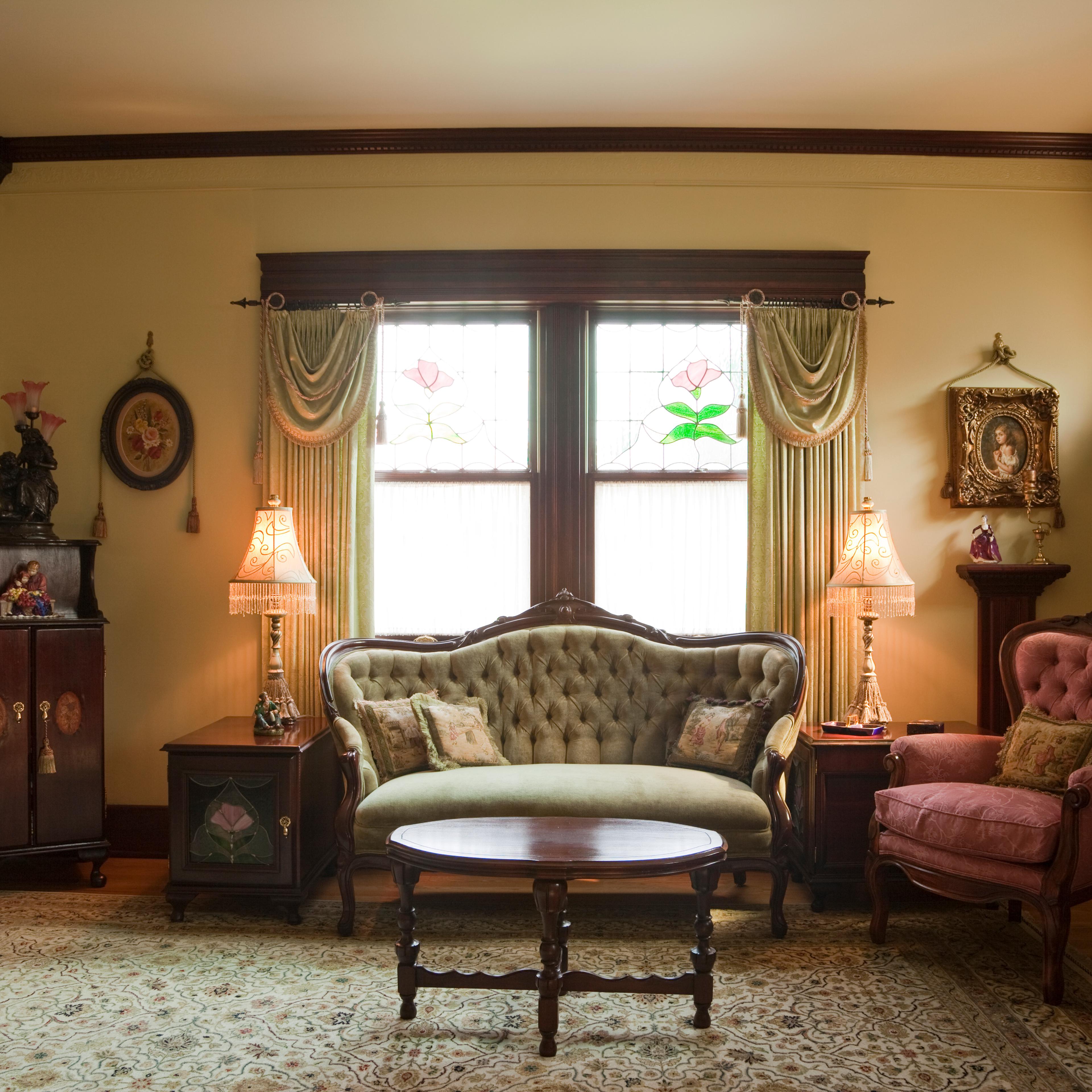 House interior Victorian style living room