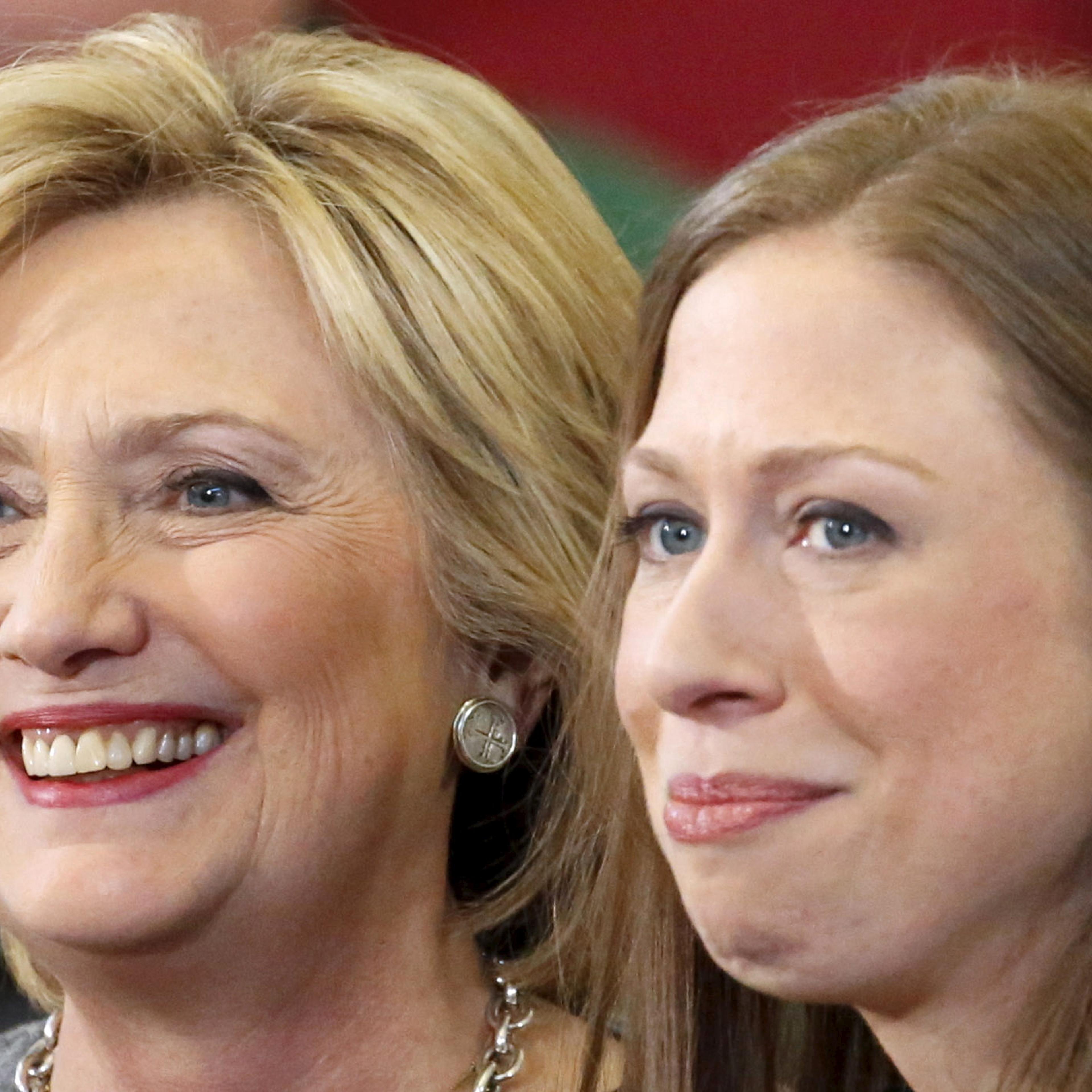 File photo of Chelsea Clinton introducing her mother U.S. Democratic presidential candidate Hillary Clinton at a campaign rally in Council Bluffs