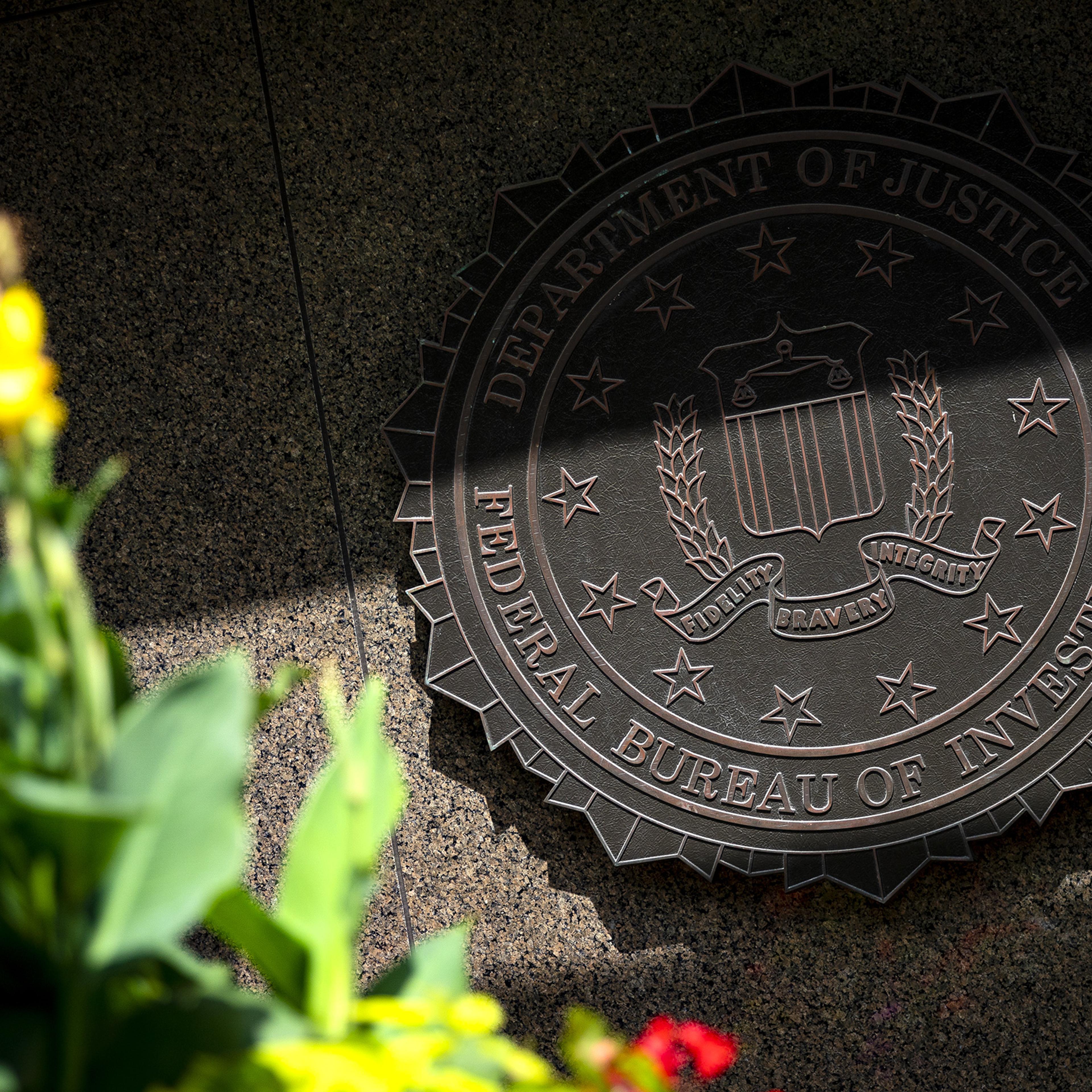 The Federal Bureau of Investigation (FBI) seal at its headquarters in Washington, D.C., US, on Monday, Aug. 22, 2022.