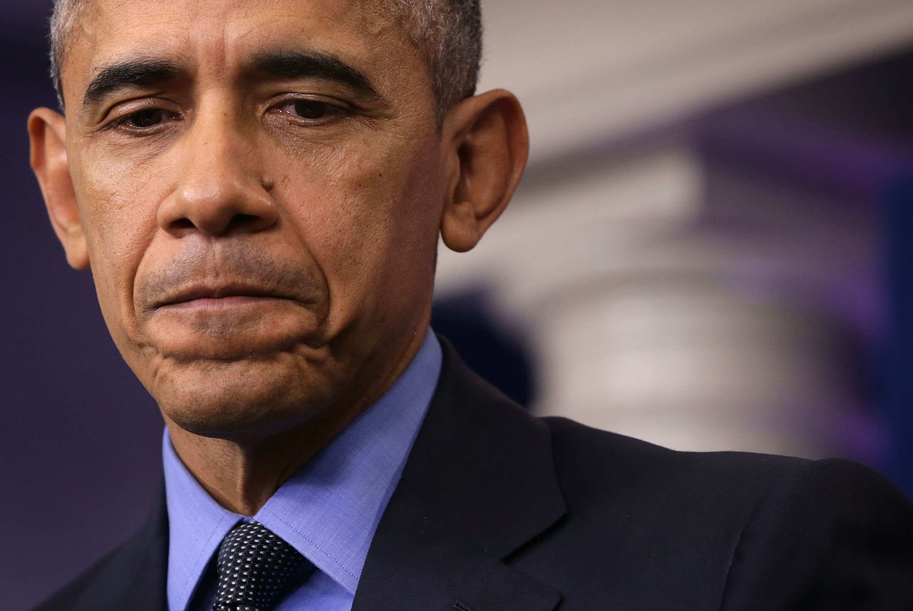 President Obama Holds Press Conference At White House