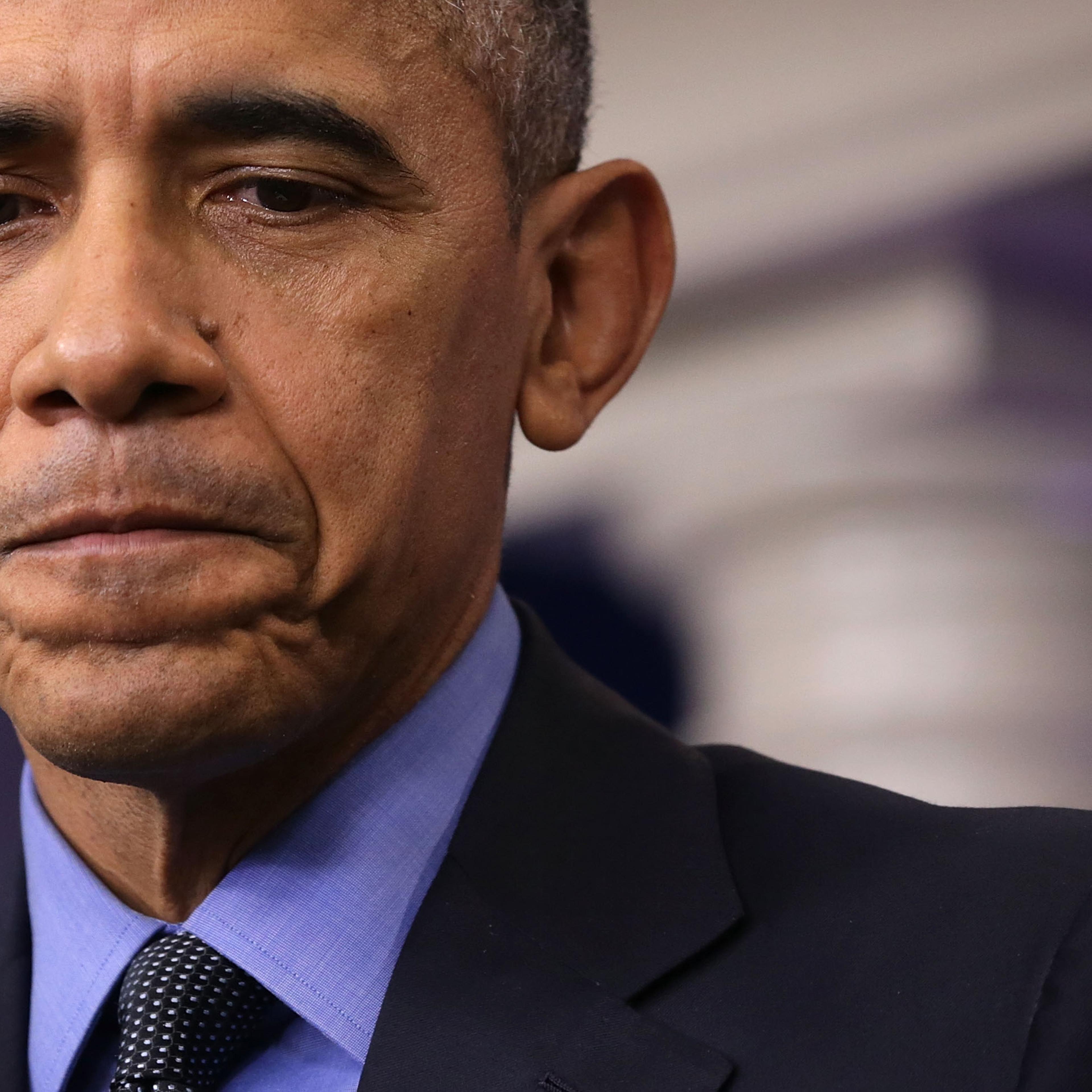 President Obama Holds Press Conference At White House