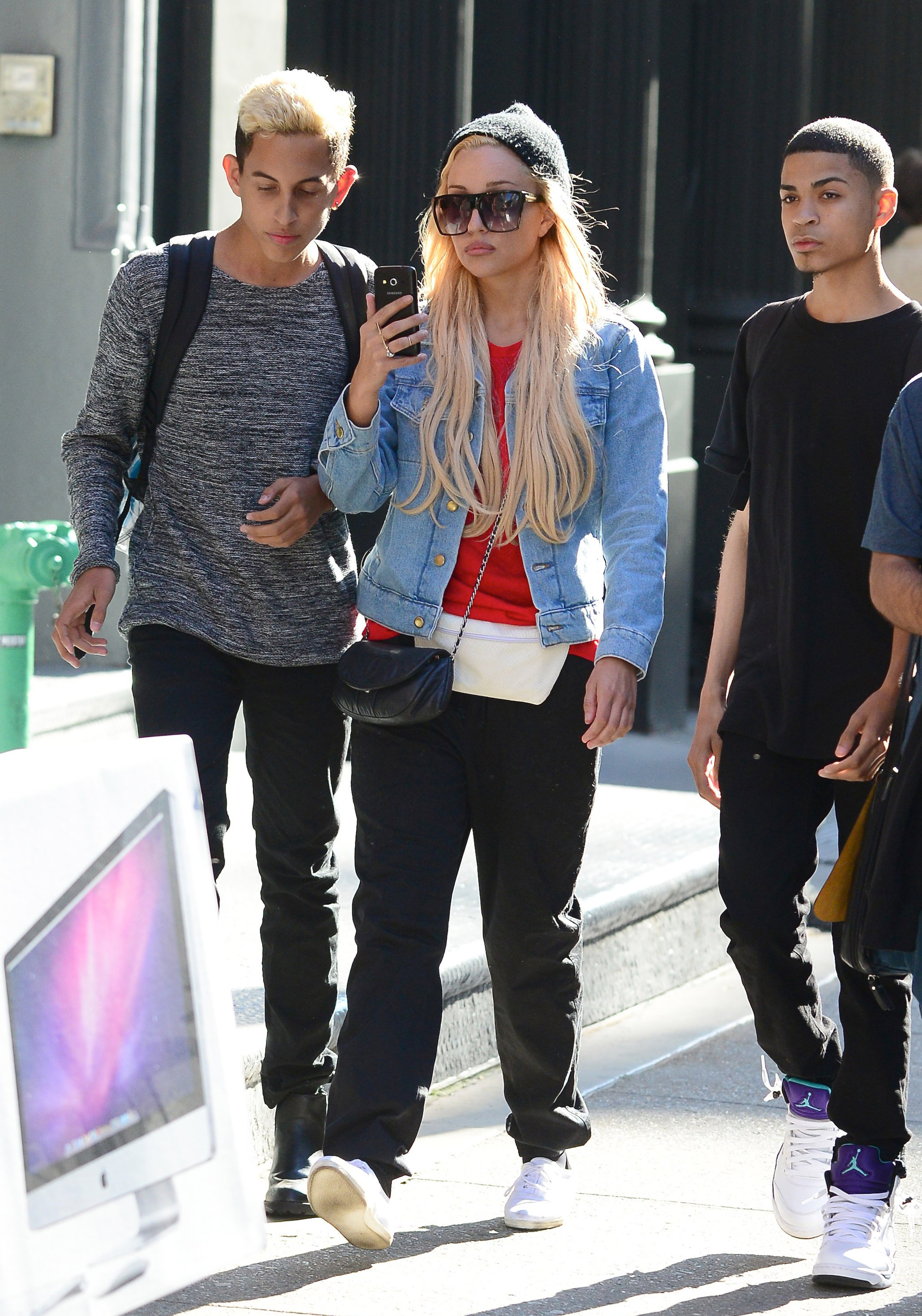 Actress Amanda Bynes is seen in New York City on Oct. 6, 2014.