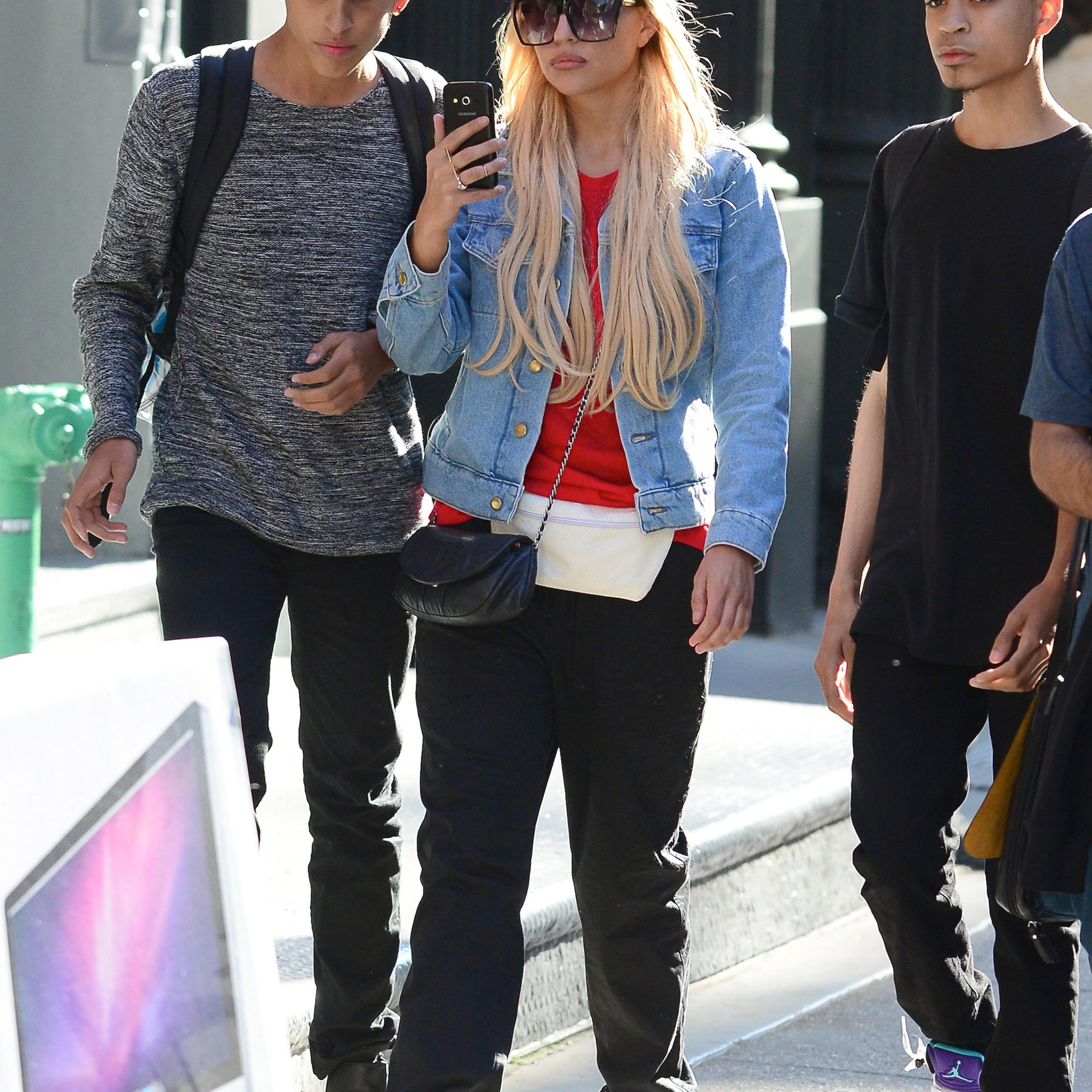 Actress Amanda Bynes is seen in New York City on Oct. 6, 2014.