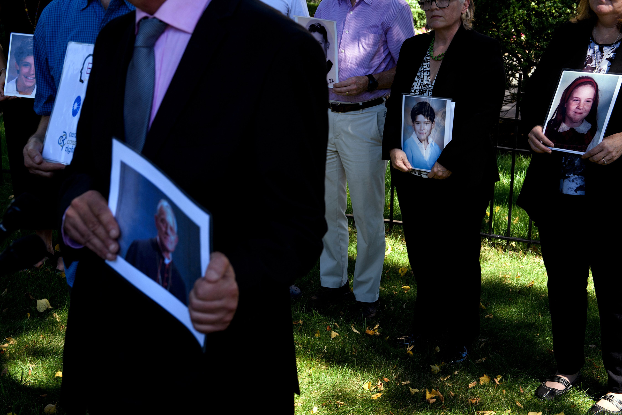 Battle over Old Child Sex Crimes Protesters