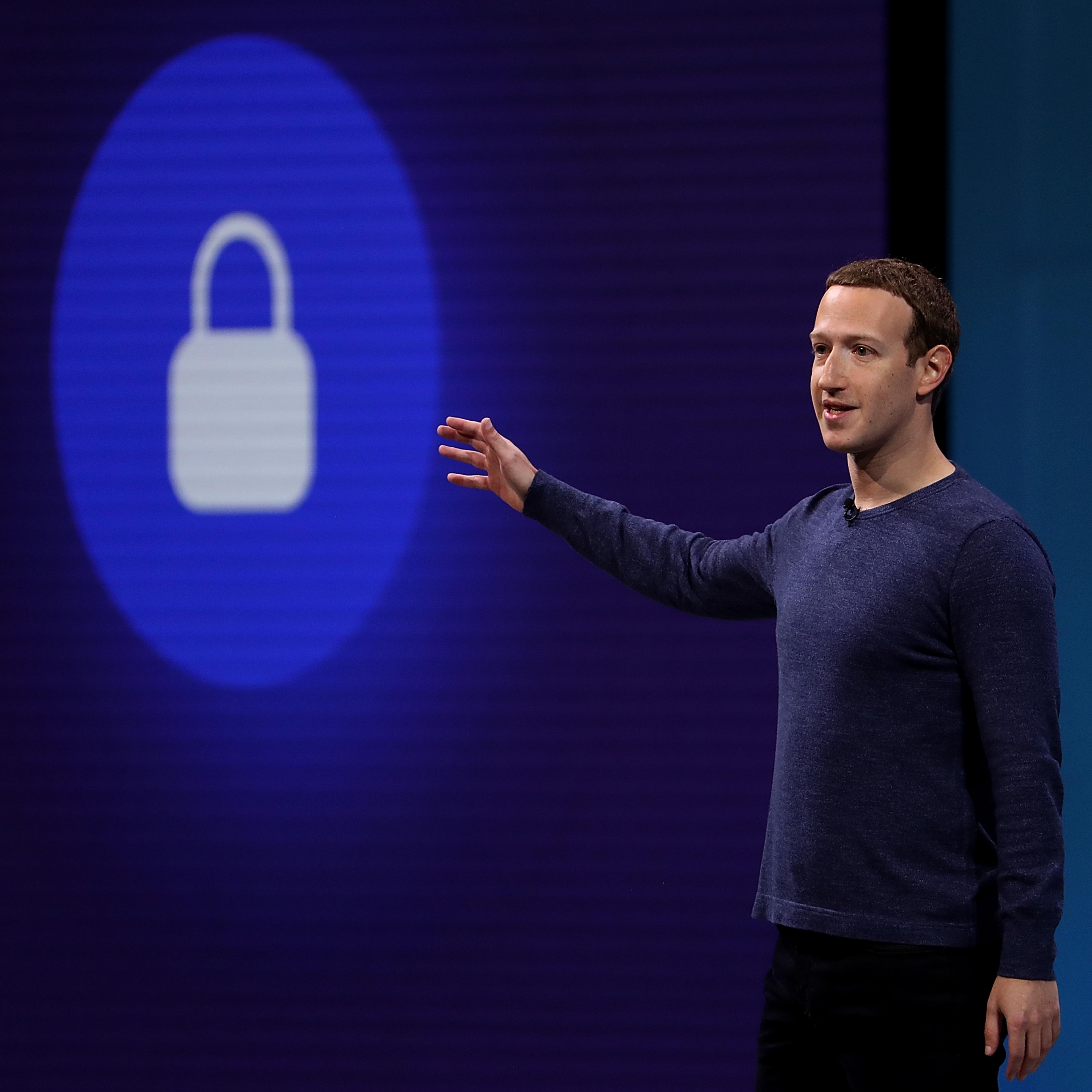 Mark Zuckerberg Facebook F8 2018