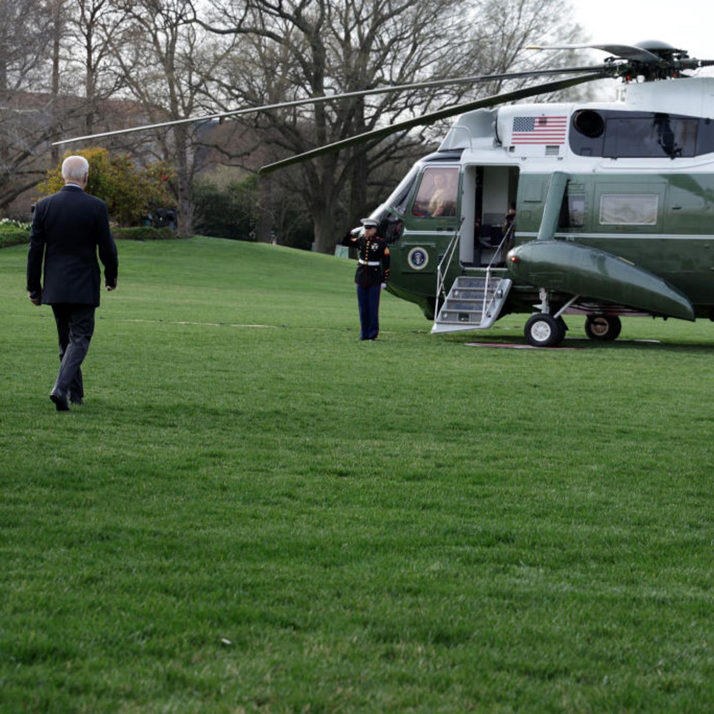 President Biden Departs White House For NATO Meeting In Brussels