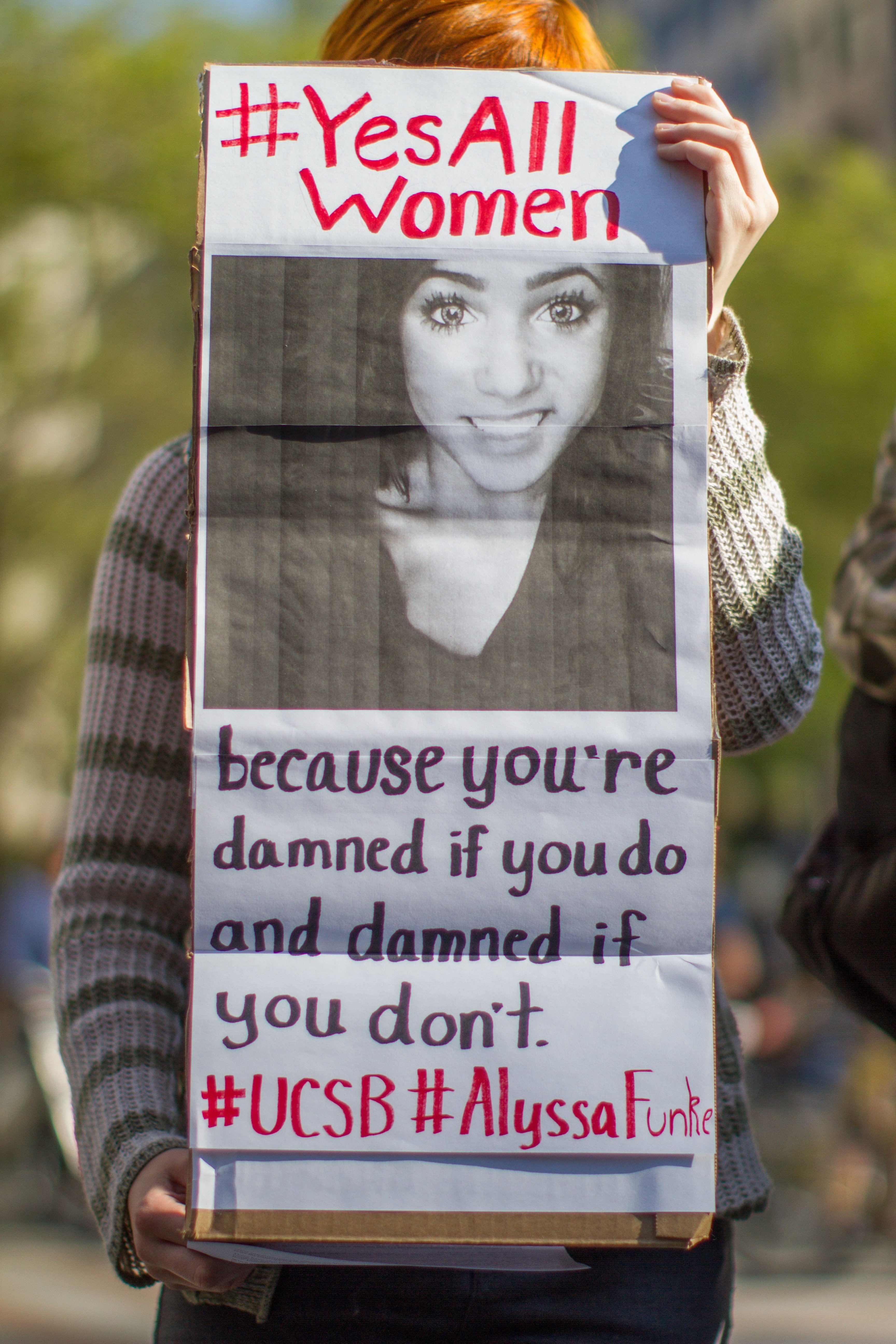 #YesAllWomen Live Rally in Seattle supports victims of violence