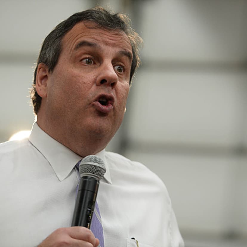 Chris Christie Holds Town Hall Meeting At NH Fire Department