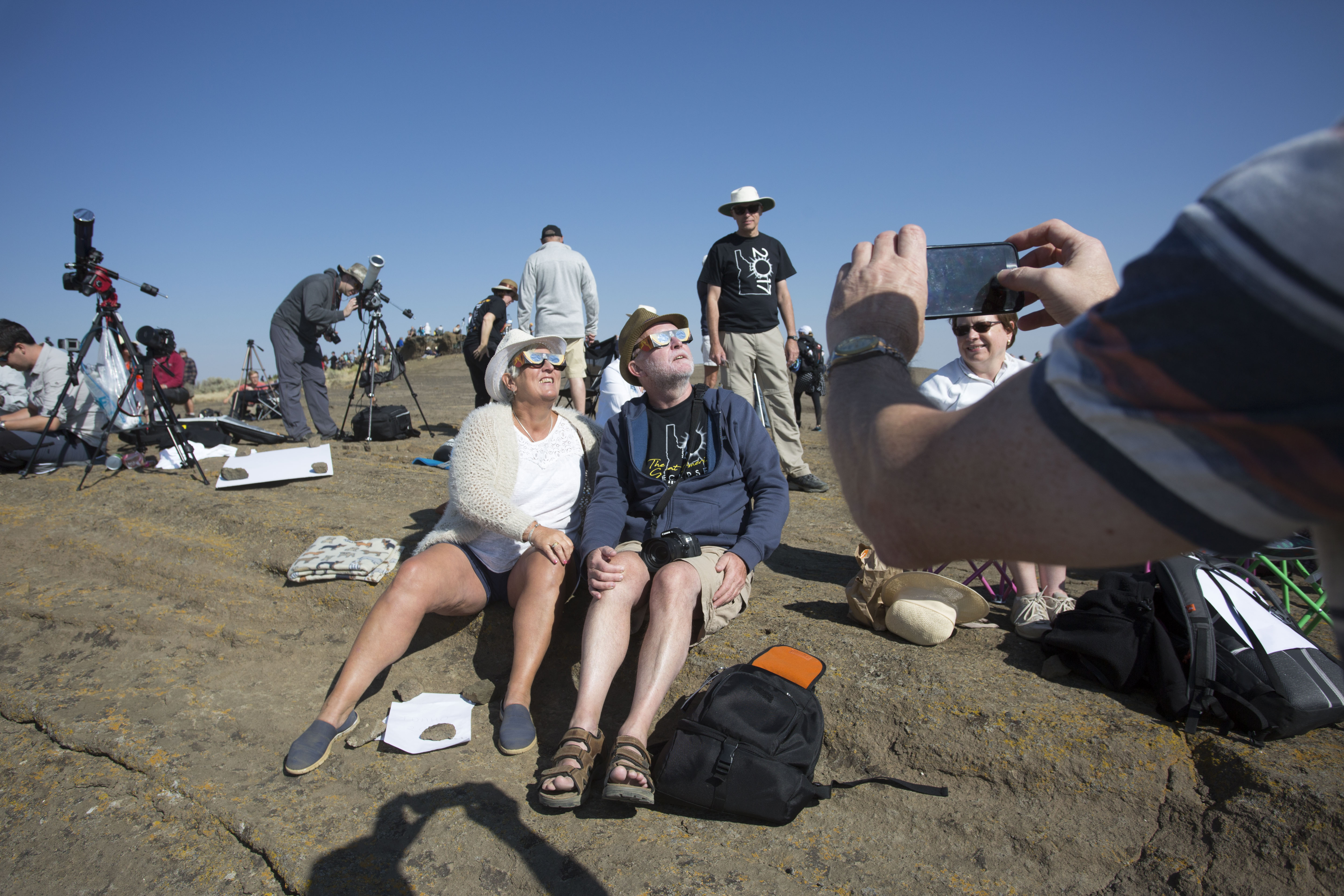 Solar Eclipse Visible Across Swath Of U.S.