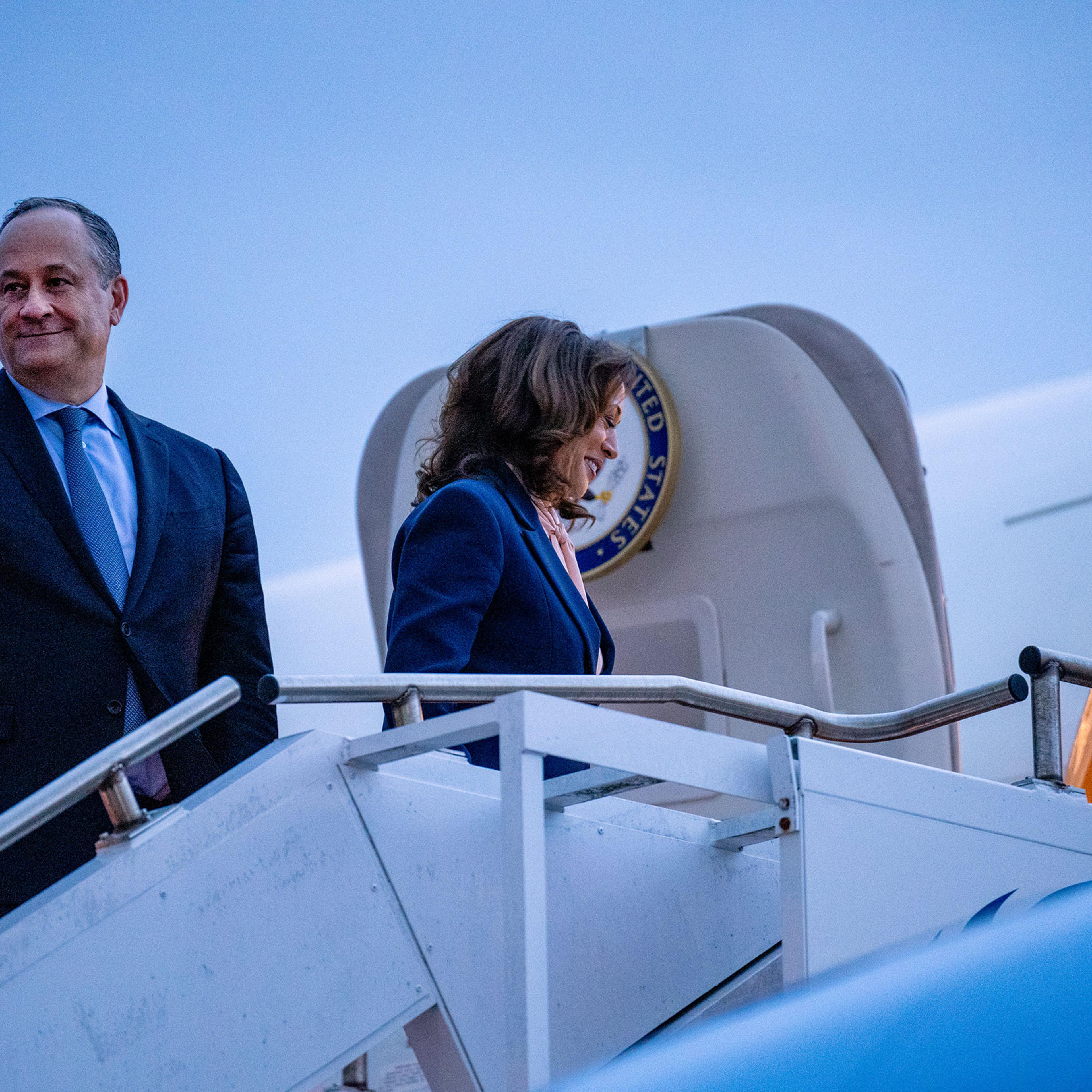 Kamala Harris And Running Mate Tim Walz Make First Appearance Together In Philadelphia