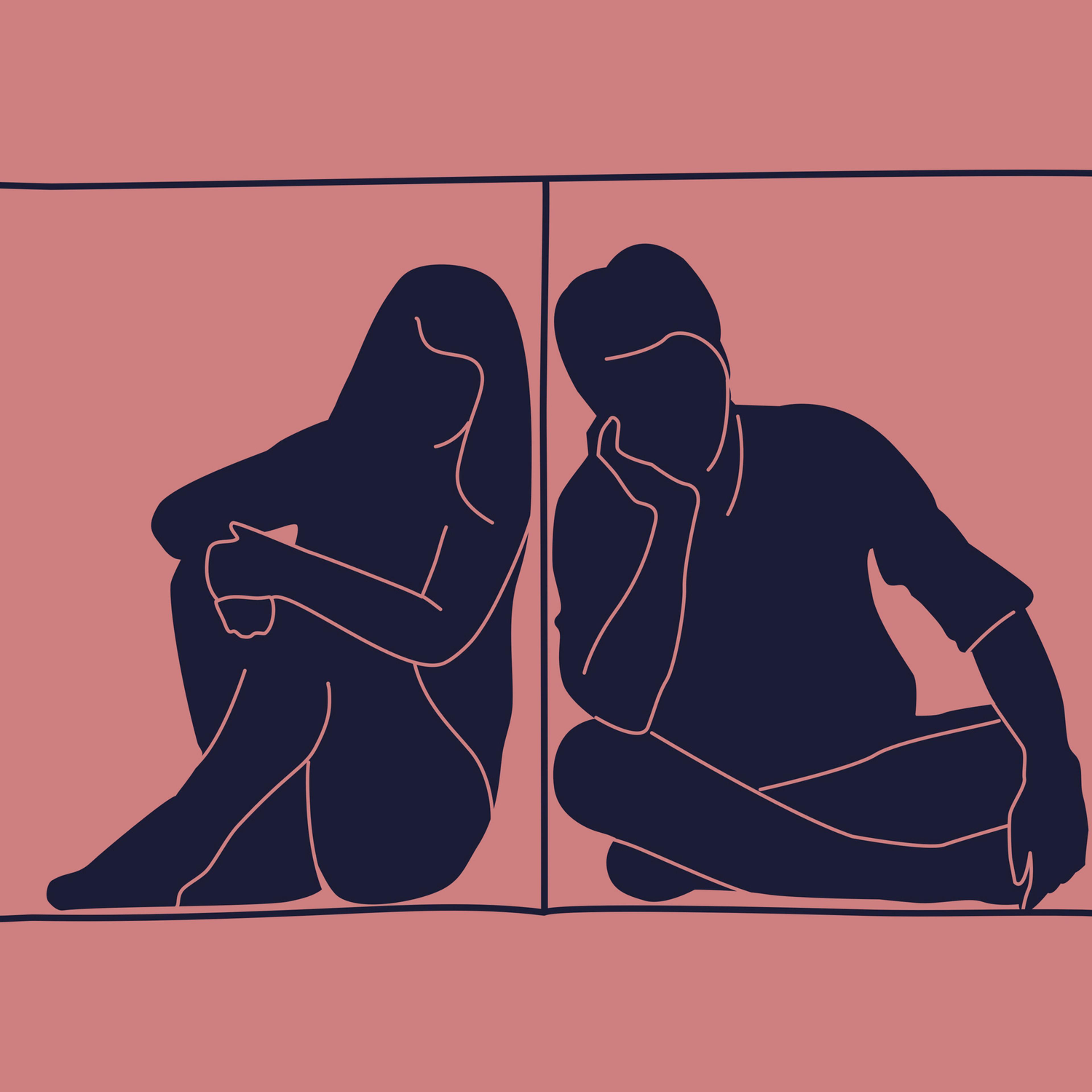 Separated couple boundaries