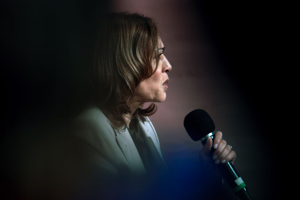 Presidential Candidate Kamala Harris Is Interviewed By Members Of The National Association Of Black Journalists