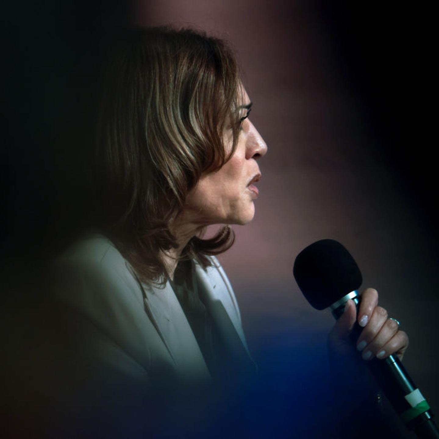Presidential Candidate Kamala Harris Is Interviewed By Members Of The National Association Of Black Journalists