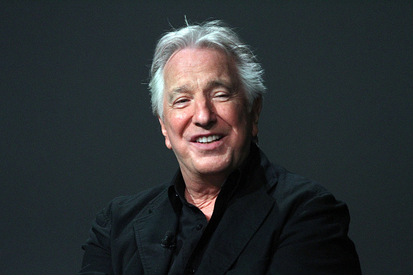 lan Rickman attends Apple Store Soho: Meet the Filmmaker: Alan Rickman, 'A Little Chaos' at Apple Store Soho on June 19, 2015 in New York City.