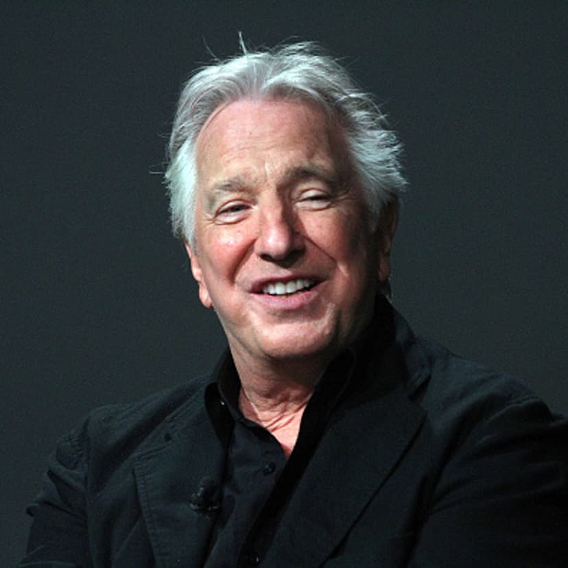 lan Rickman attends Apple Store Soho: Meet the Filmmaker: Alan Rickman, 'A Little Chaos' at Apple Store Soho on June 19, 2015 in New York City.