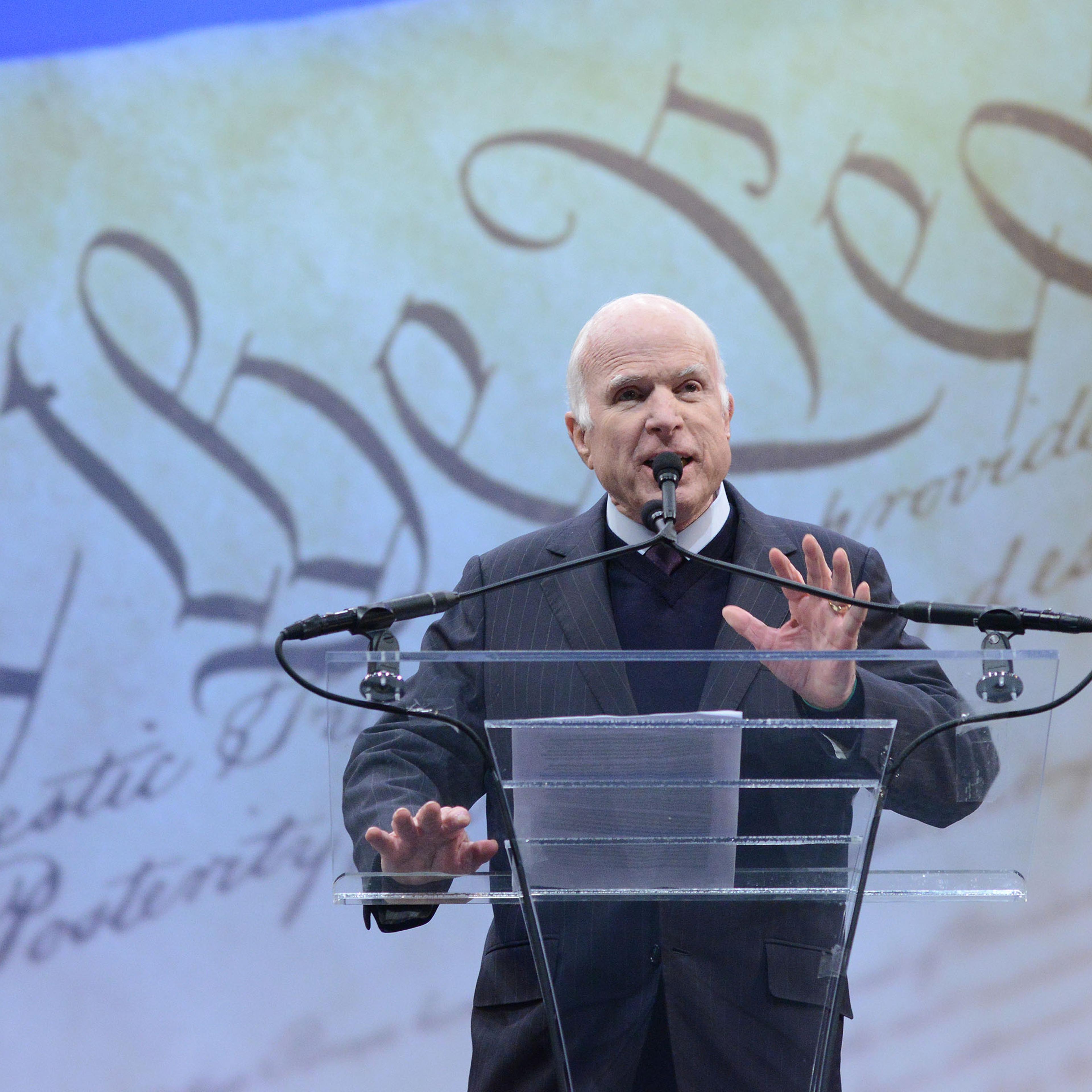 John McCain Honored With Liberty Medal For A Lifetime Of Service