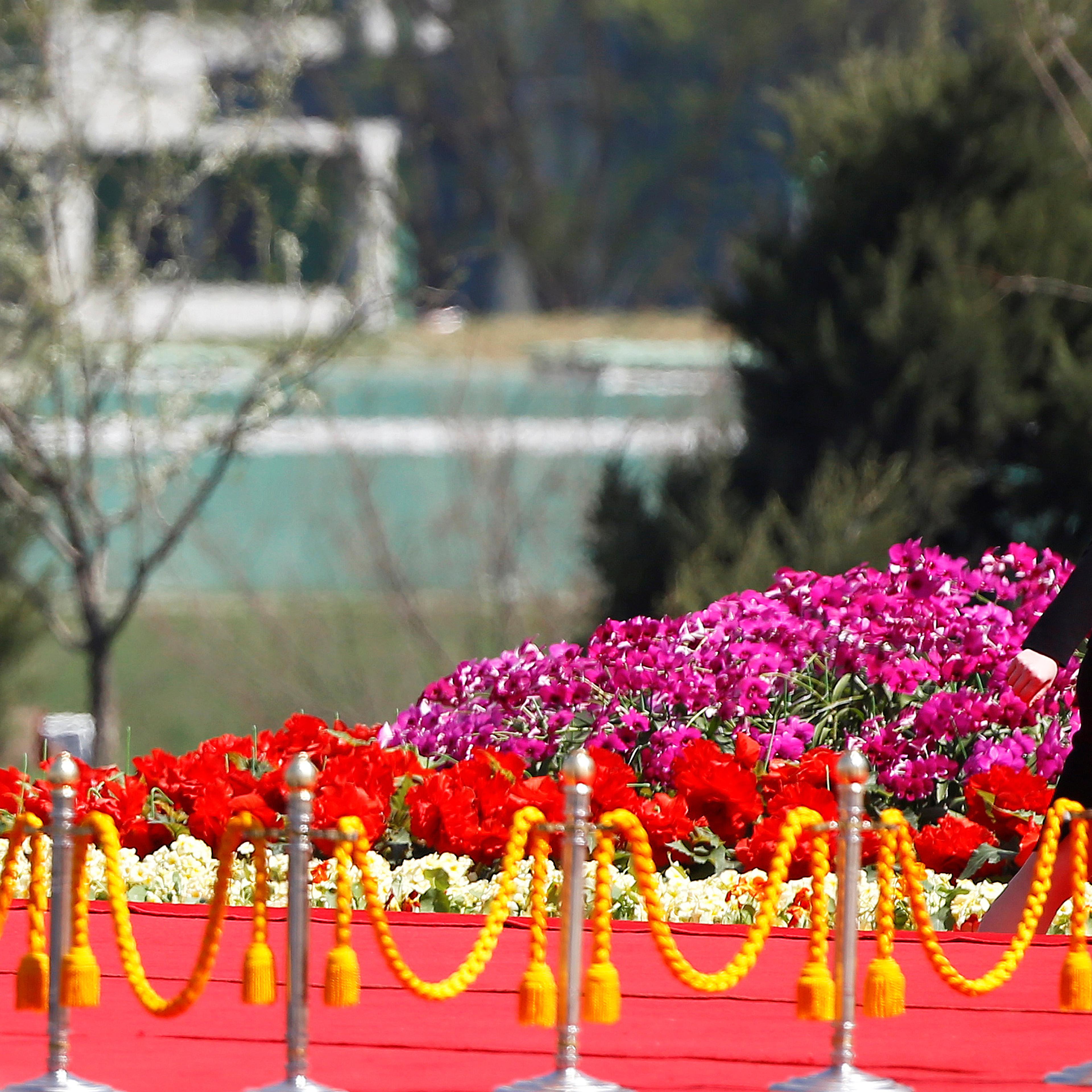 North Korean leader Kim Jong Un and his sister Kim Yo Jong attend an opening ceremony of a newly constructed residential complex in Ryomyong street in Pyongyang