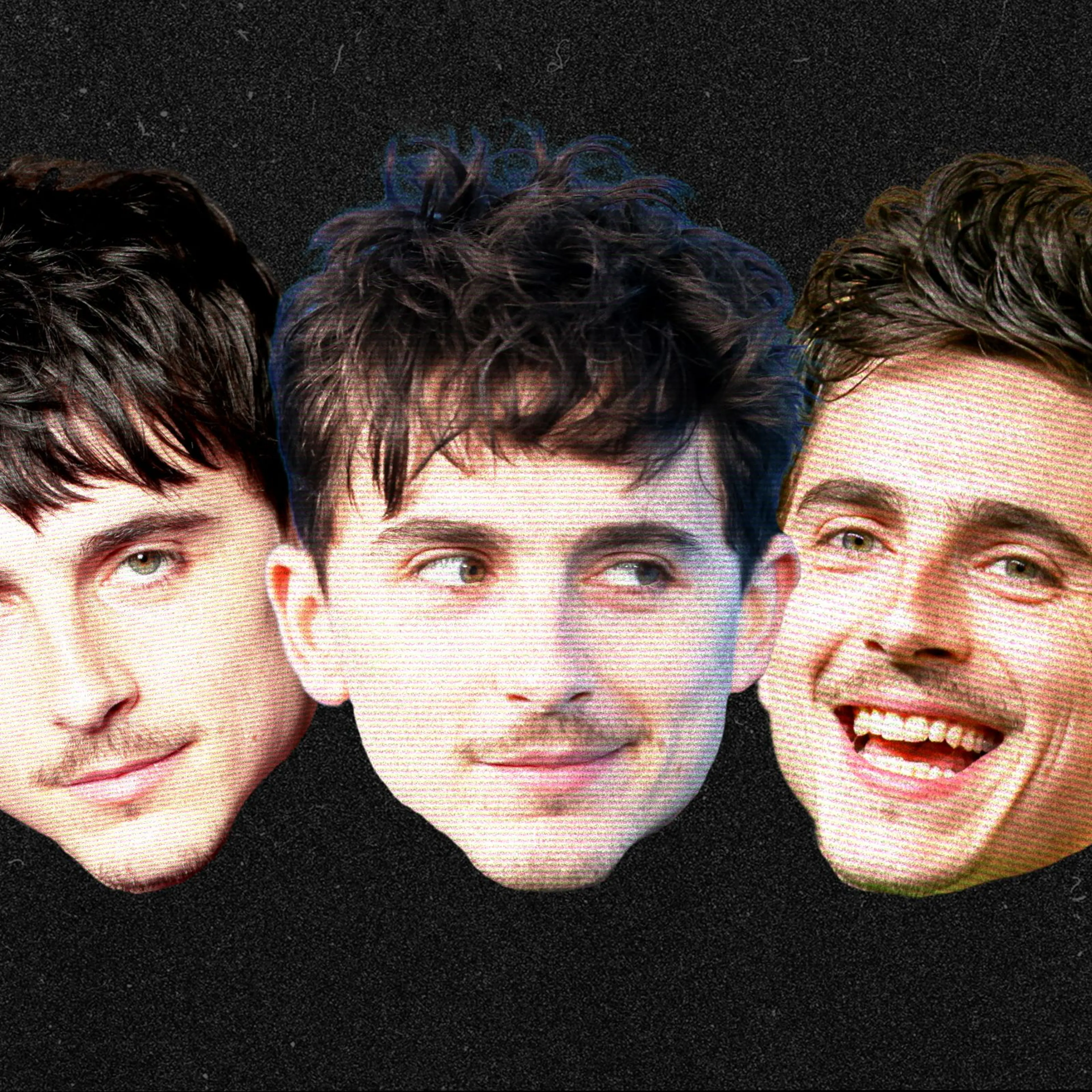 Timothee Chalamet making different expressions